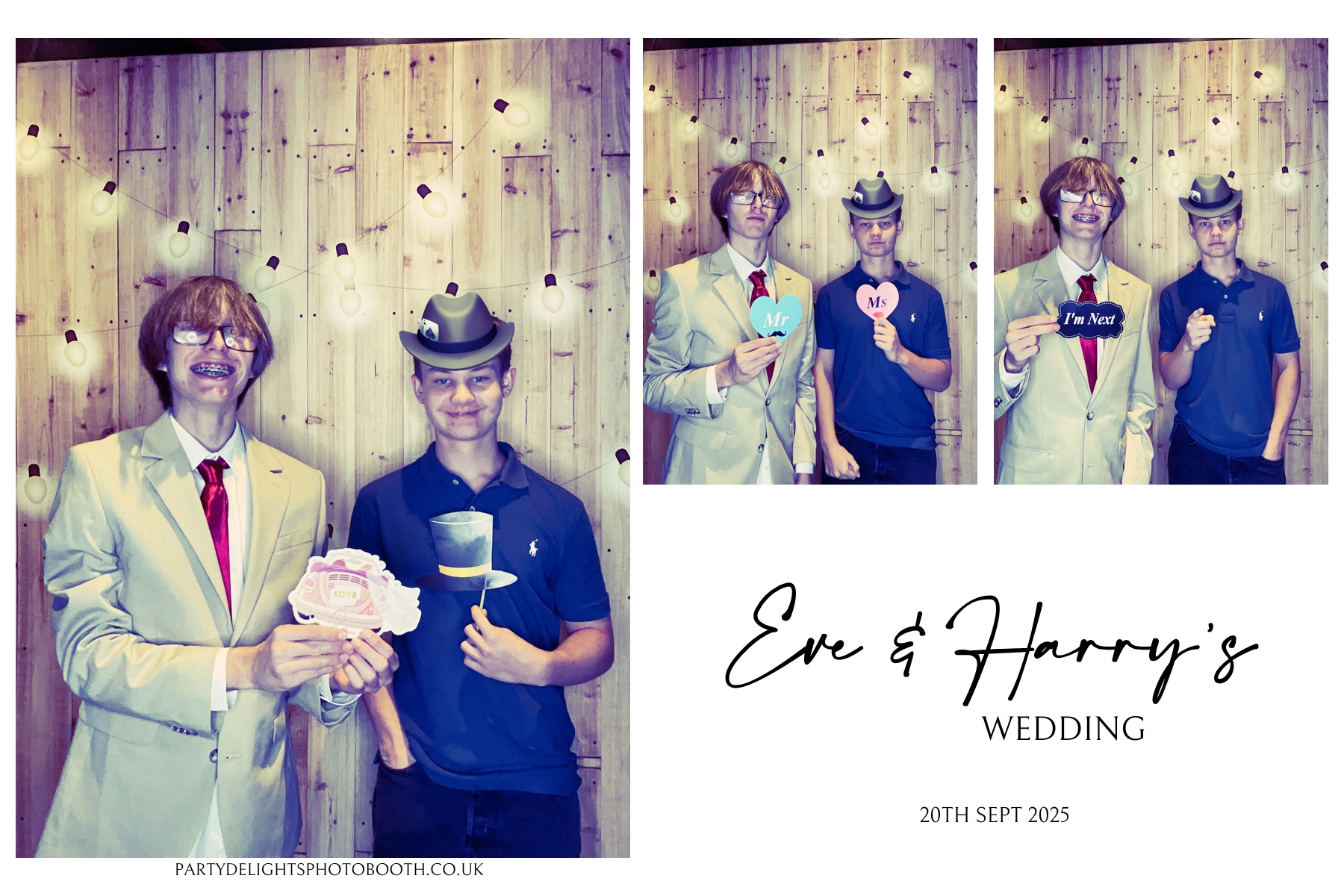 Wedding of Eve and Harry | View more photos from the event at gallery.partydelightsphotobooth.co.uk/u/PartyDelightsPhotoBooth/Wedding-of-Eve-and-Harry