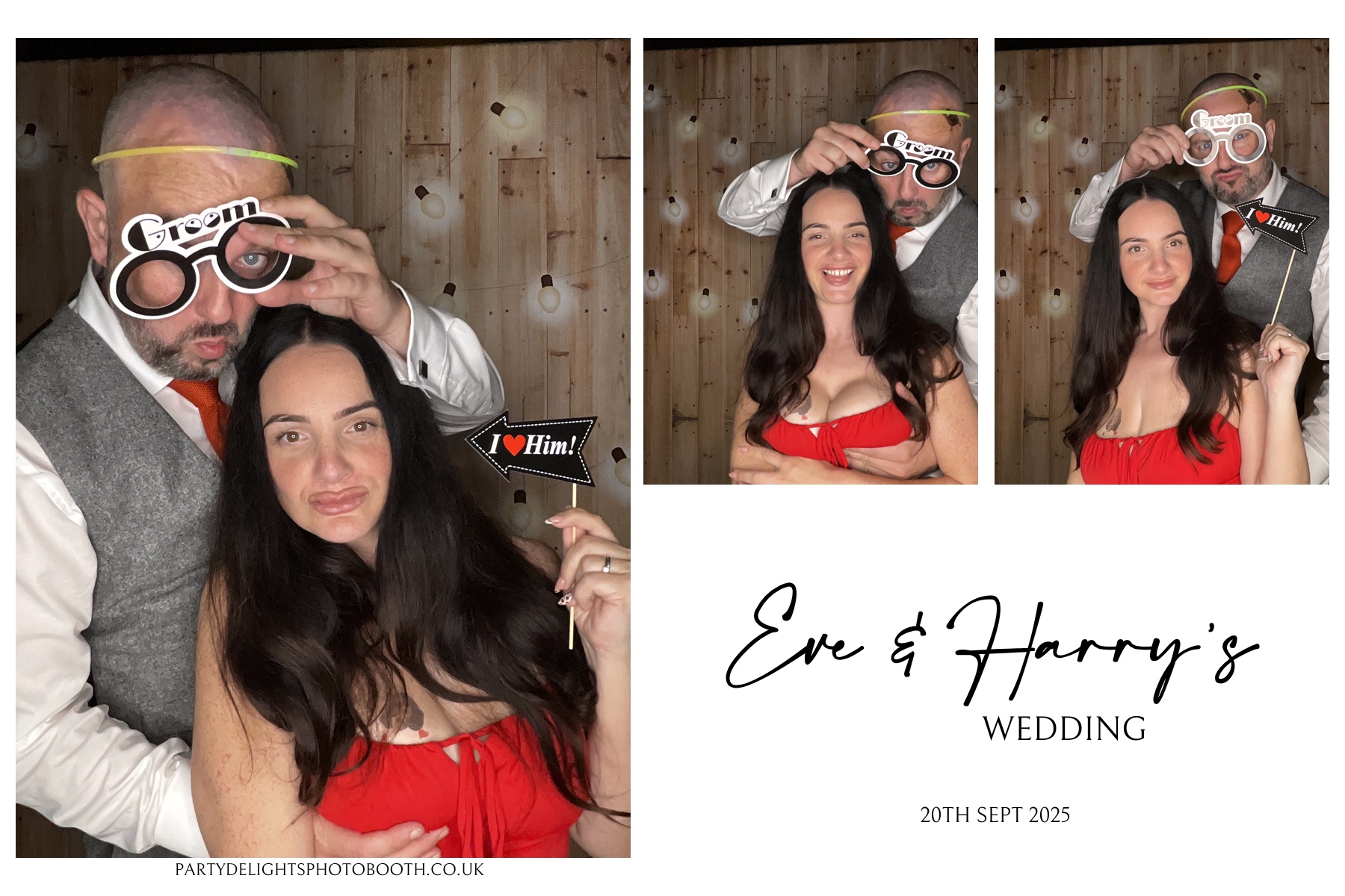 Wedding of Eve and Harry | View more photos from the event at gallery.partydelightsphotobooth.co.uk/u/PartyDelightsPhotoBooth/Wedding-of-Eve-and-Harry