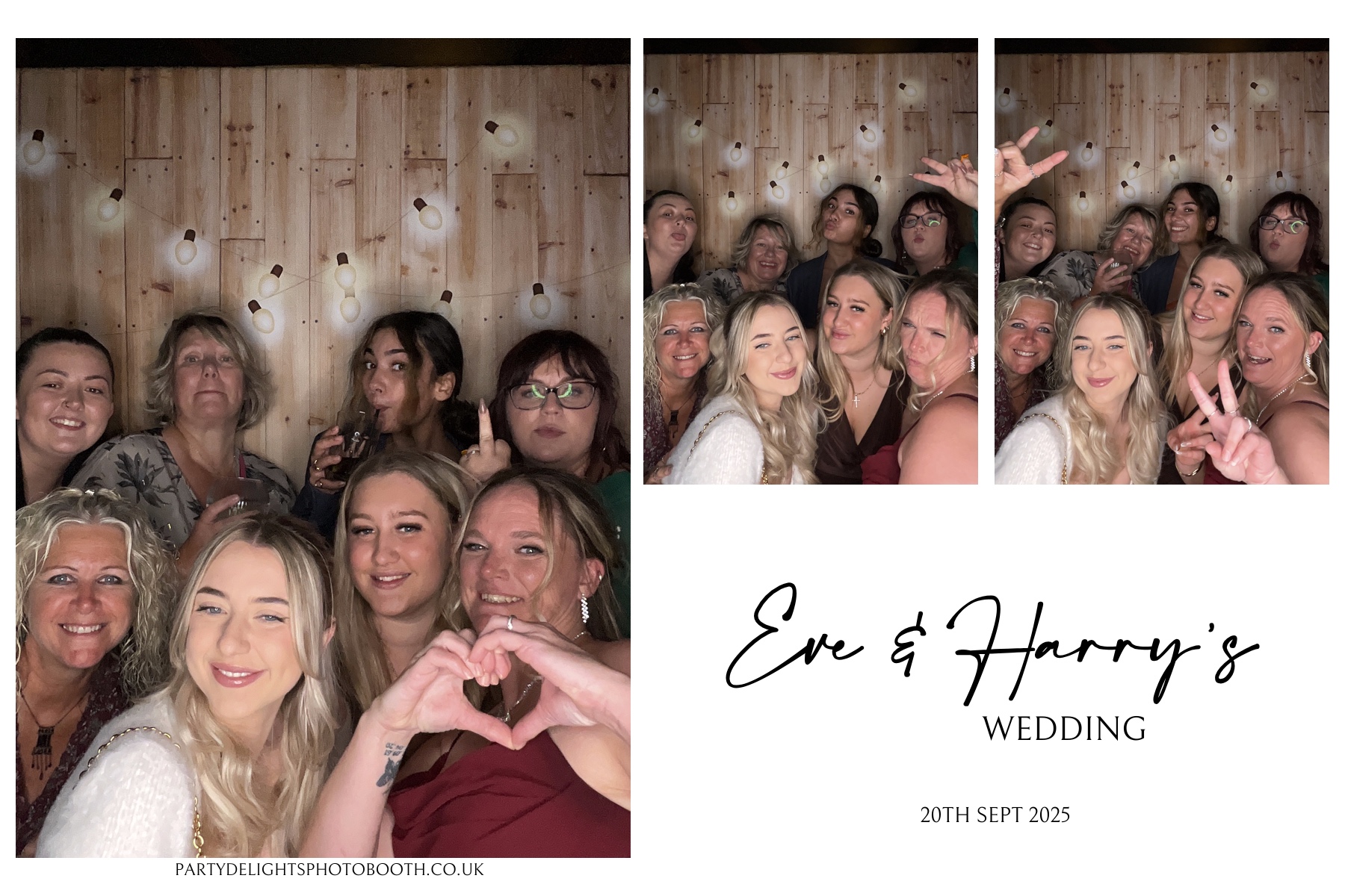 Wedding of Eve and Harry | View more photos from the event at gallery.partydelightsphotobooth.co.uk/u/PartyDelightsPhotoBooth/Wedding-of-Eve-and-Harry