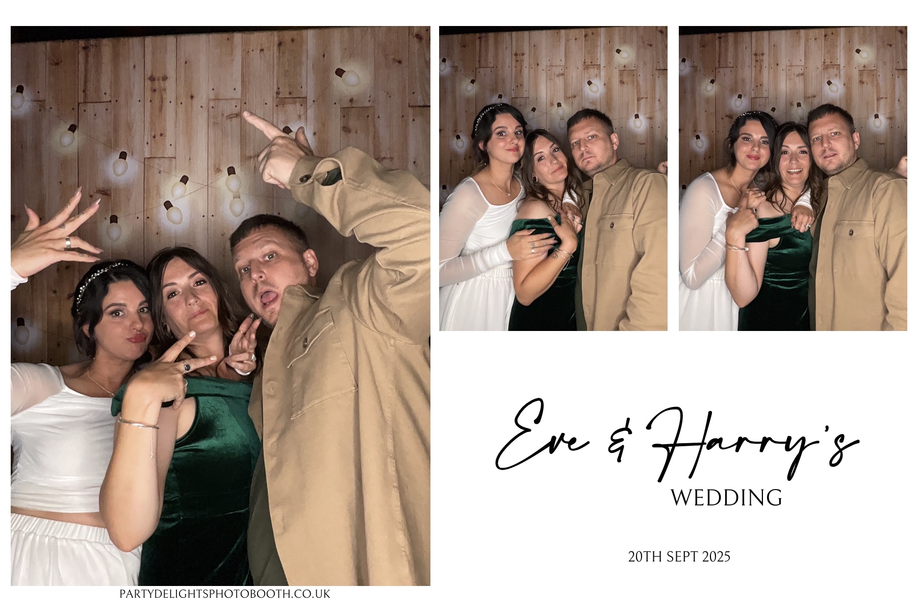 Wedding of Eve and Harry | View more photos from the event at gallery.partydelightsphotobooth.co.uk/u/PartyDelightsPhotoBooth/Wedding-of-Eve-and-Harry