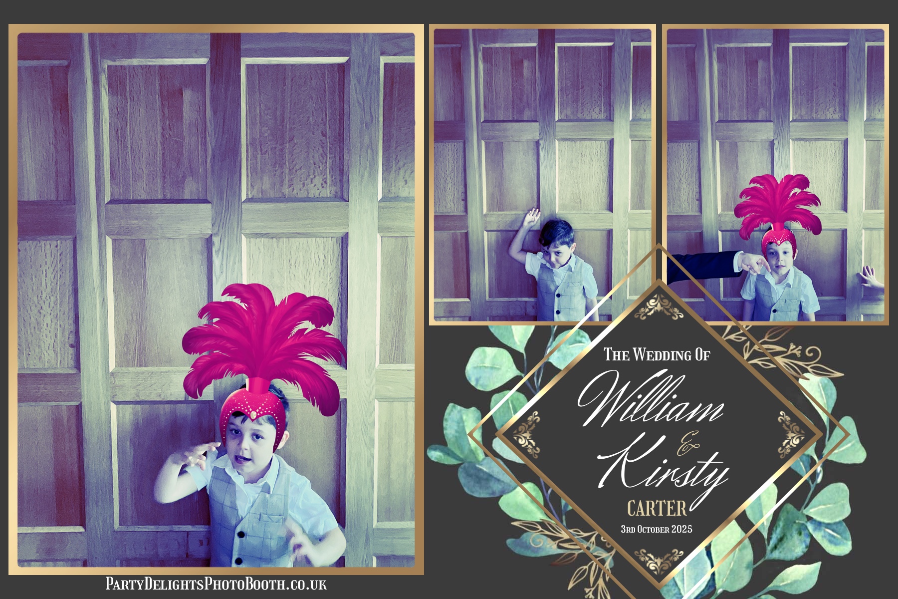 William and Kirsty Wedding | View more photos from the event at gallery.partydelightsphotobooth.co.uk/u/PartyDelightsPhotoBooth/William-and-Kirsty-Wedding