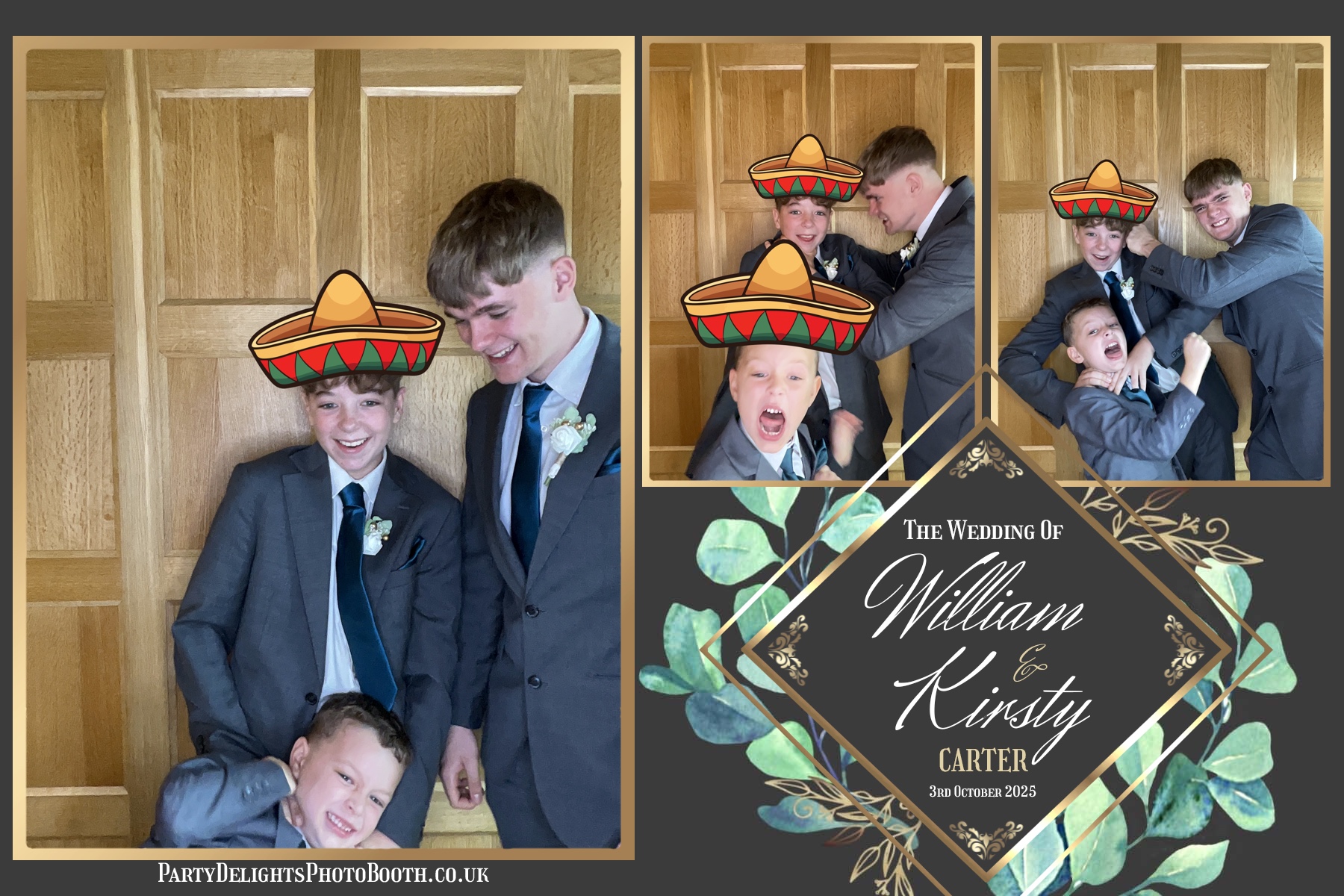 William and Kirsty Wedding | View more photos from the event at gallery.partydelightsphotobooth.co.uk/u/PartyDelightsPhotoBooth/William-and-Kirsty-Wedding