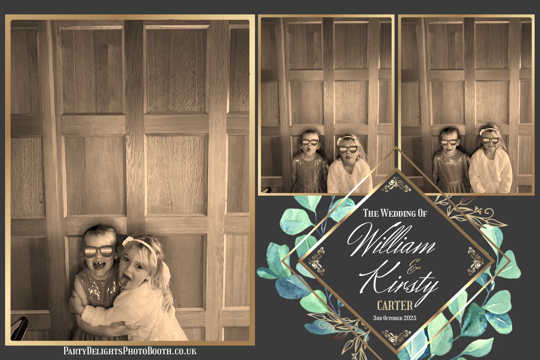 William and Kirsty Wedding | View more photos from the event at gallery.partydelightsphotobooth.co.uk/u/PartyDelightsPhotoBooth/William-and-Kirsty-Wedding