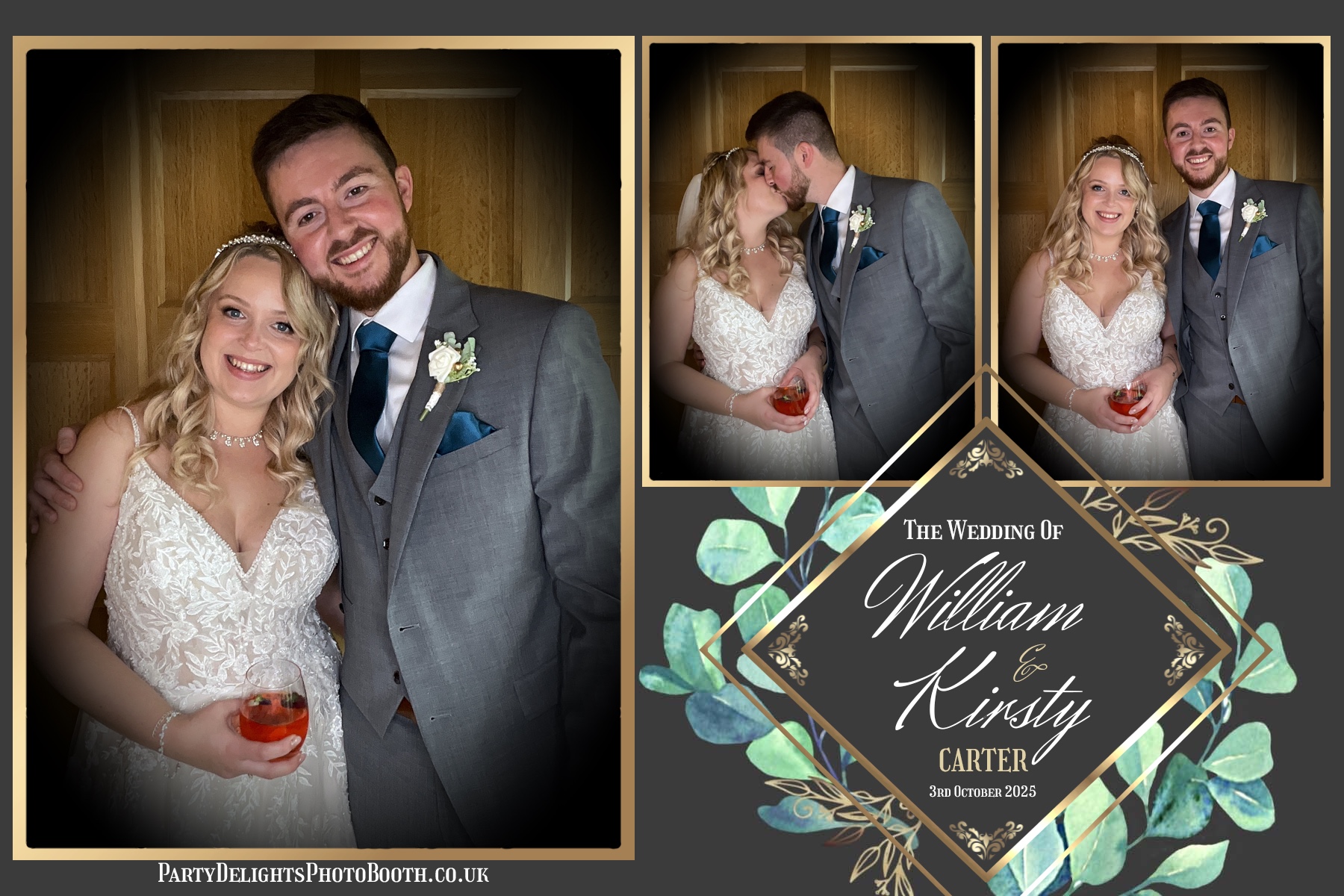 William and Kirsty Wedding | View more photos from the event at gallery.partydelightsphotobooth.co.uk/u/PartyDelightsPhotoBooth/William-and-Kirsty-Wedding