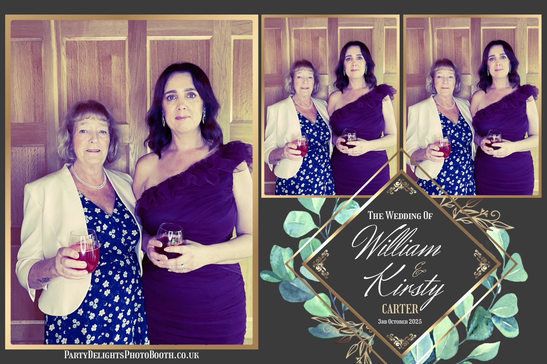 William and Kirsty Wedding | View more photos from the event at gallery.partydelightsphotobooth.co.uk/u/PartyDelightsPhotoBooth/William-and-Kirsty-Wedding