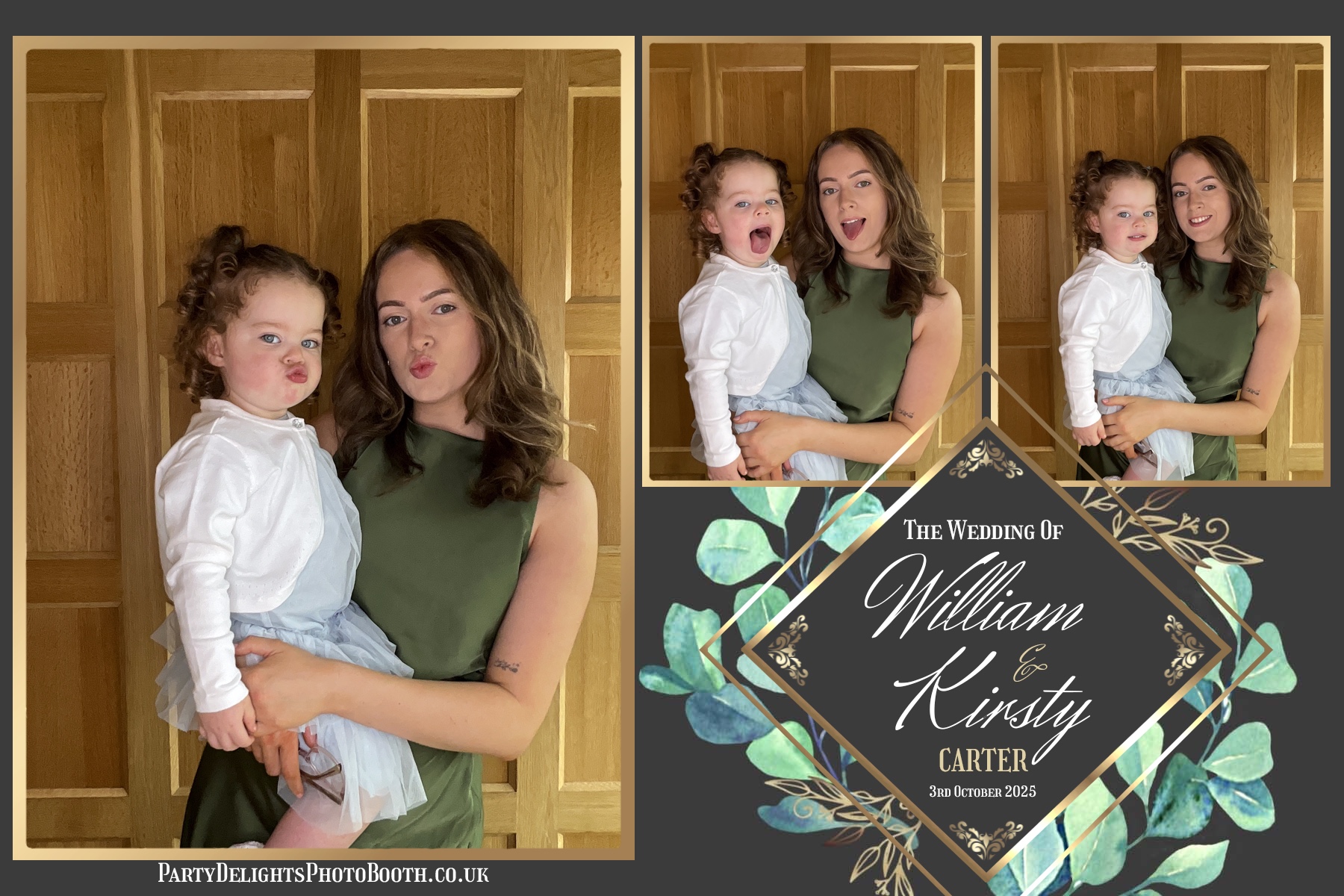 William and Kirsty Wedding | View more photos from the event at gallery.partydelightsphotobooth.co.uk/u/PartyDelightsPhotoBooth/William-and-Kirsty-Wedding