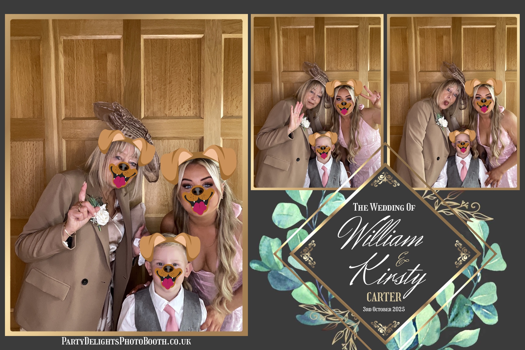 William and Kirsty Wedding | View more photos from the event at gallery.partydelightsphotobooth.co.uk/u/PartyDelightsPhotoBooth/William-and-Kirsty-Wedding