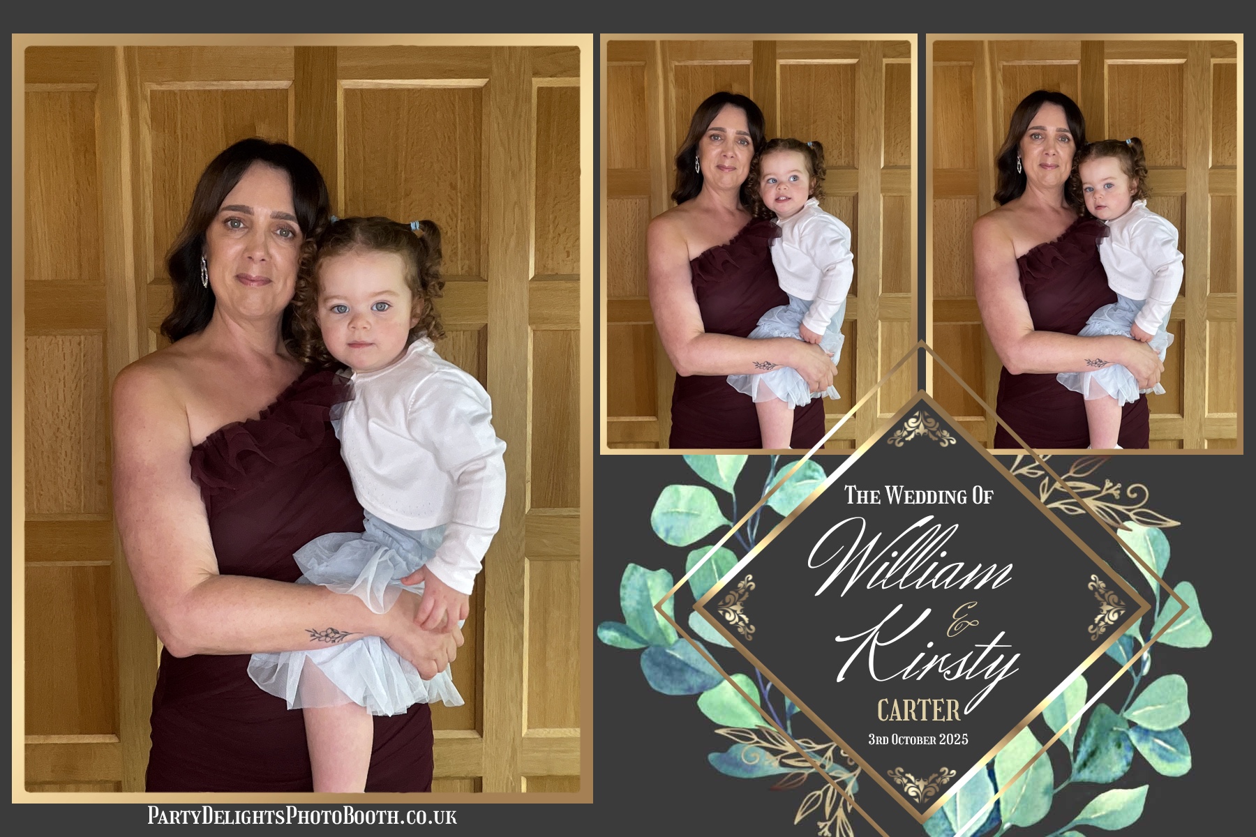 William and Kirsty Wedding | View more photos from the event at gallery.partydelightsphotobooth.co.uk/u/PartyDelightsPhotoBooth/William-and-Kirsty-Wedding