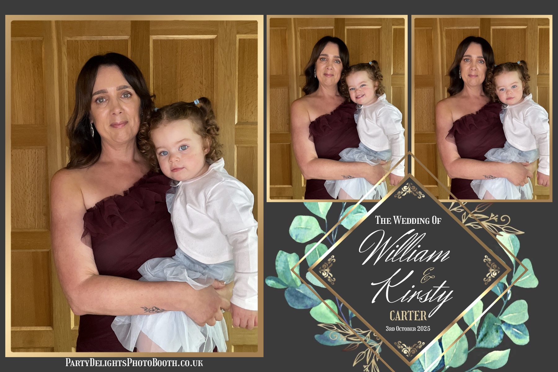 William and Kirsty Wedding | View more photos from the event at gallery.partydelightsphotobooth.co.uk/u/PartyDelightsPhotoBooth/William-and-Kirsty-Wedding