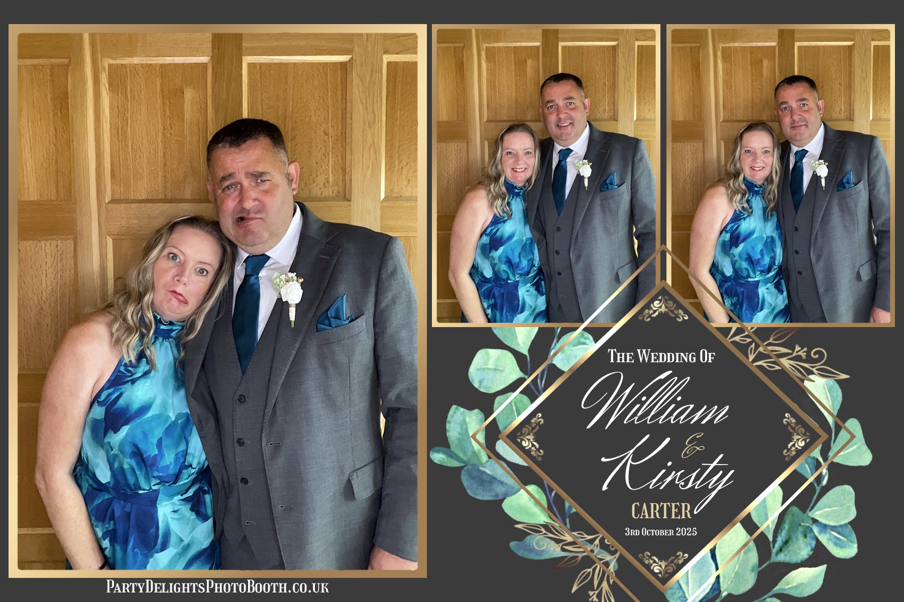 William and Kirsty Wedding | View more photos from the event at gallery.partydelightsphotobooth.co.uk/u/PartyDelightsPhotoBooth/William-and-Kirsty-Wedding