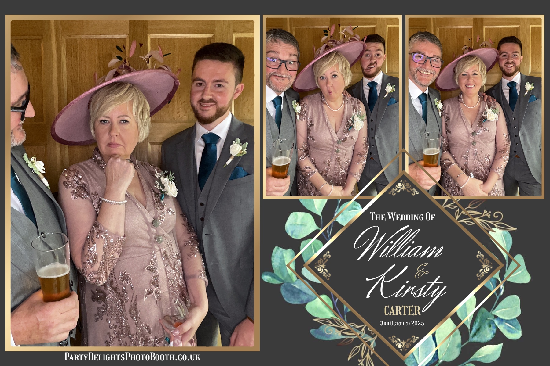 William and Kirsty Wedding | View more photos from the event at gallery.partydelightsphotobooth.co.uk/u/PartyDelightsPhotoBooth/William-and-Kirsty-Wedding