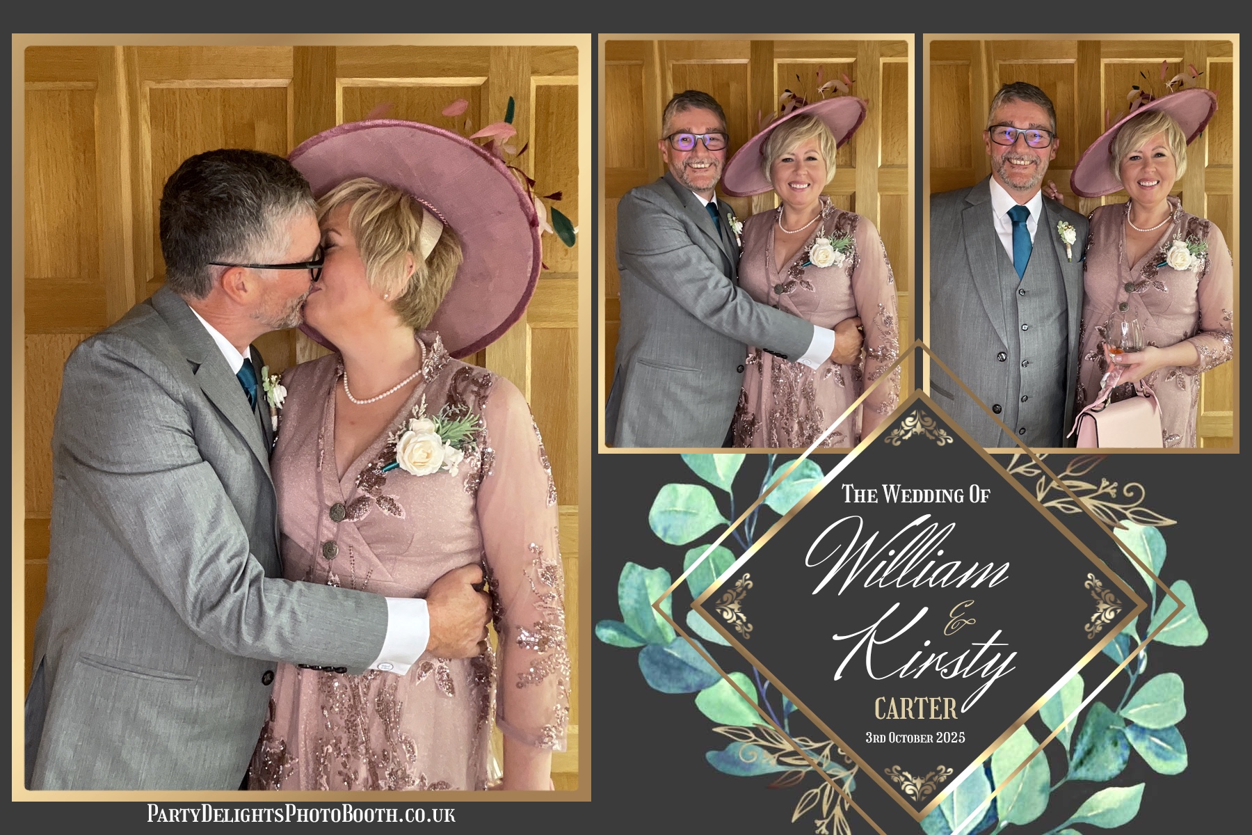 William and Kirsty Wedding | View more photos from the event at gallery.partydelightsphotobooth.co.uk/u/PartyDelightsPhotoBooth/William-and-Kirsty-Wedding