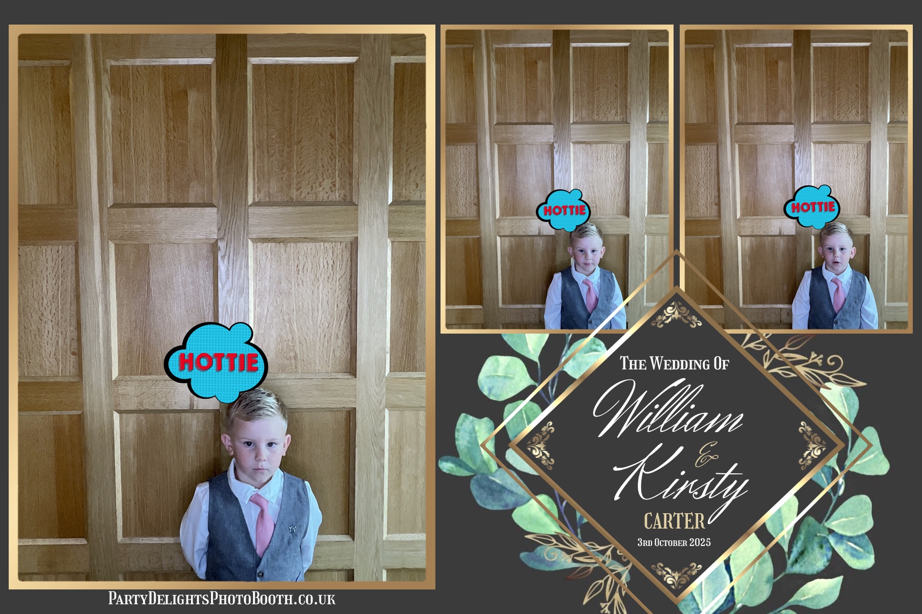 William and Kirsty Wedding | View more photos from the event at gallery.partydelightsphotobooth.co.uk/u/PartyDelightsPhotoBooth/William-and-Kirsty-Wedding