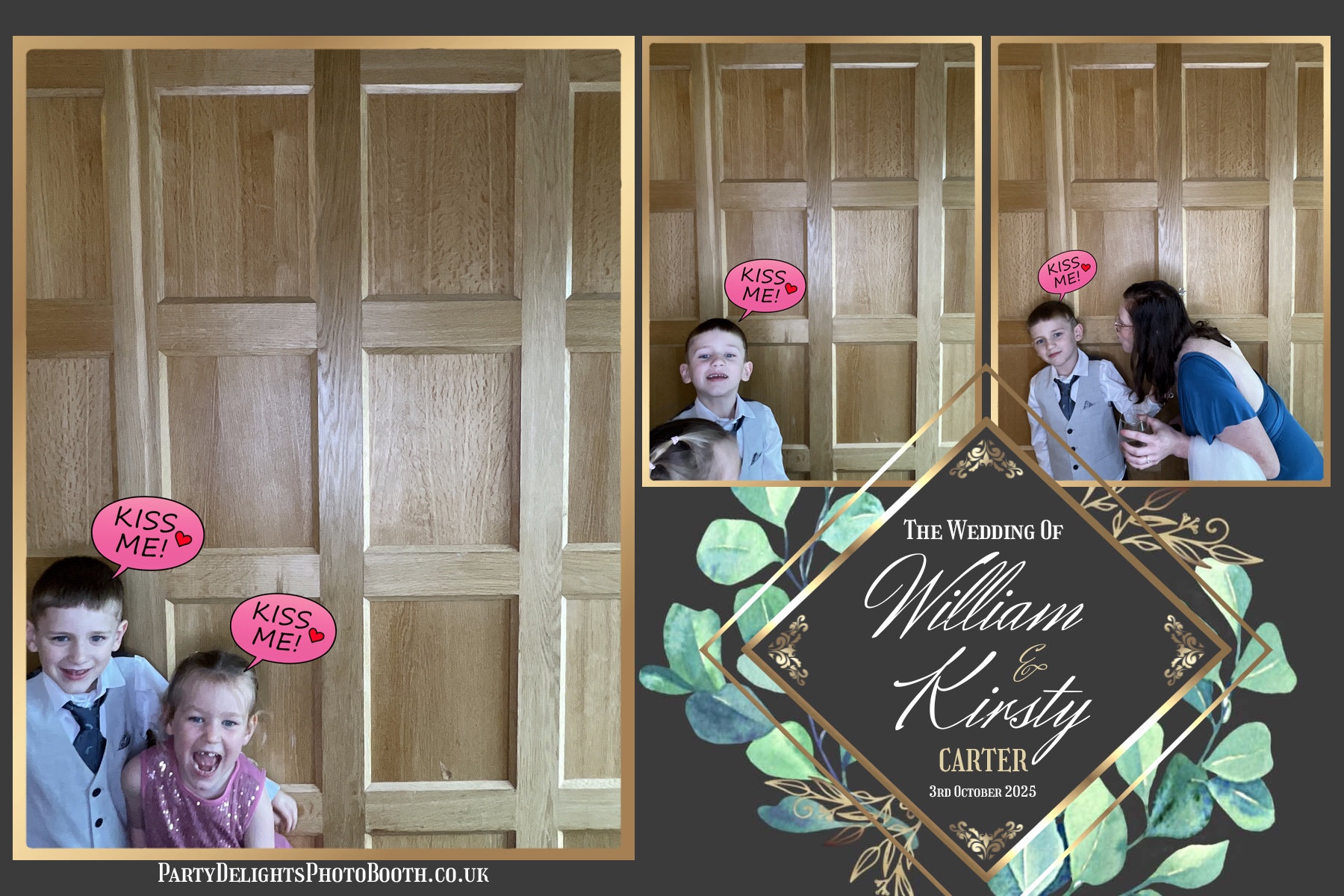 William and Kirsty Wedding | View more photos from the event at gallery.partydelightsphotobooth.co.uk/u/PartyDelightsPhotoBooth/William-and-Kirsty-Wedding