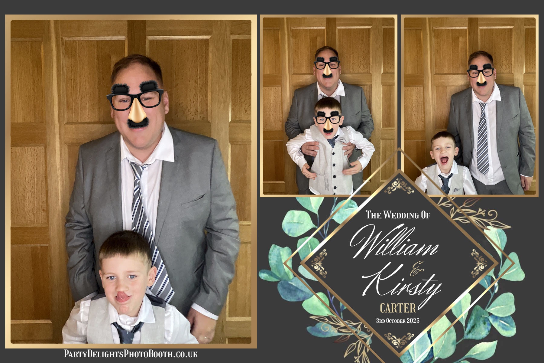 William and Kirsty Wedding | View more photos from the event at gallery.partydelightsphotobooth.co.uk/u/PartyDelightsPhotoBooth/William-and-Kirsty-Wedding