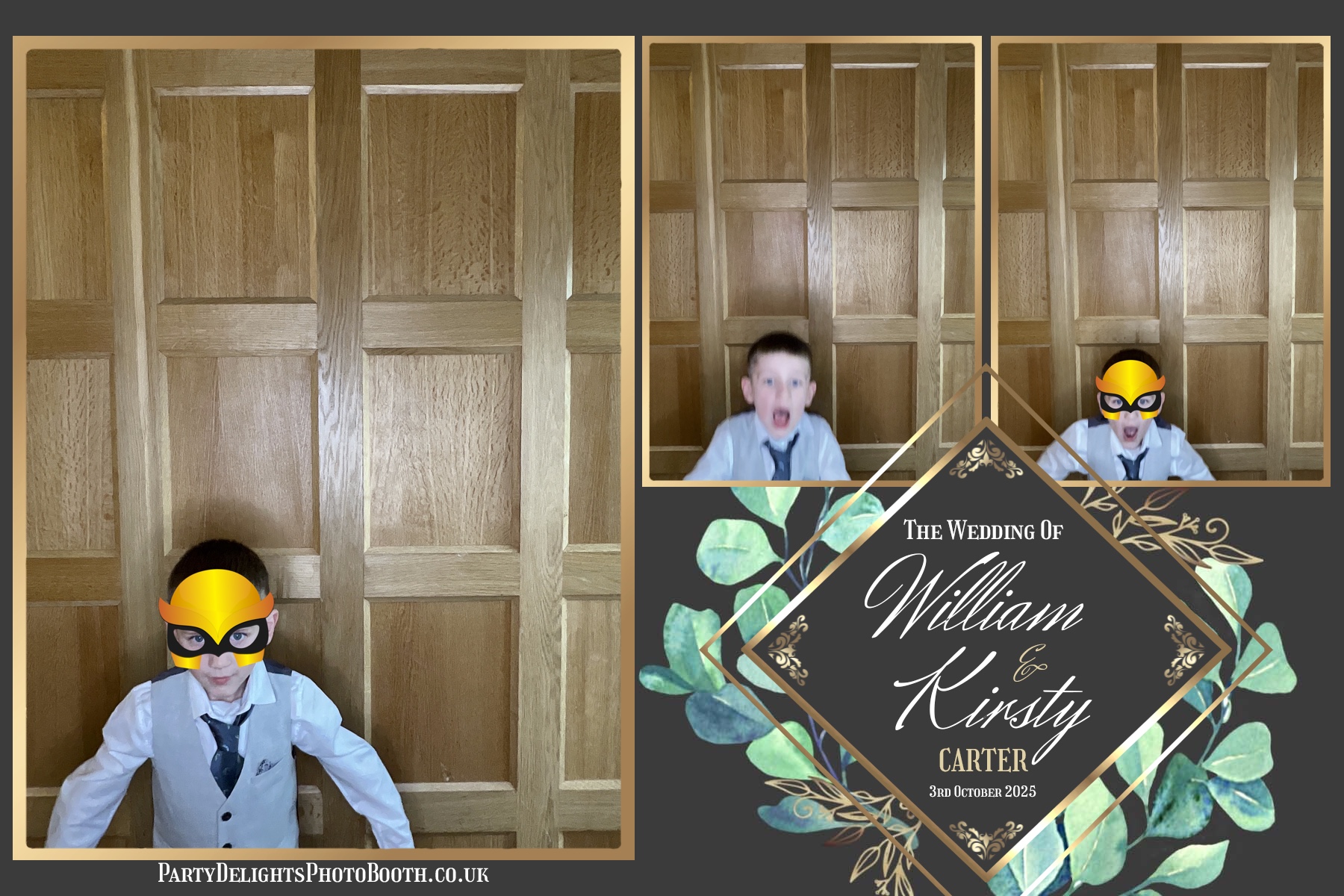 William and Kirsty Wedding | View more photos from the event at gallery.partydelightsphotobooth.co.uk/u/PartyDelightsPhotoBooth/William-and-Kirsty-Wedding