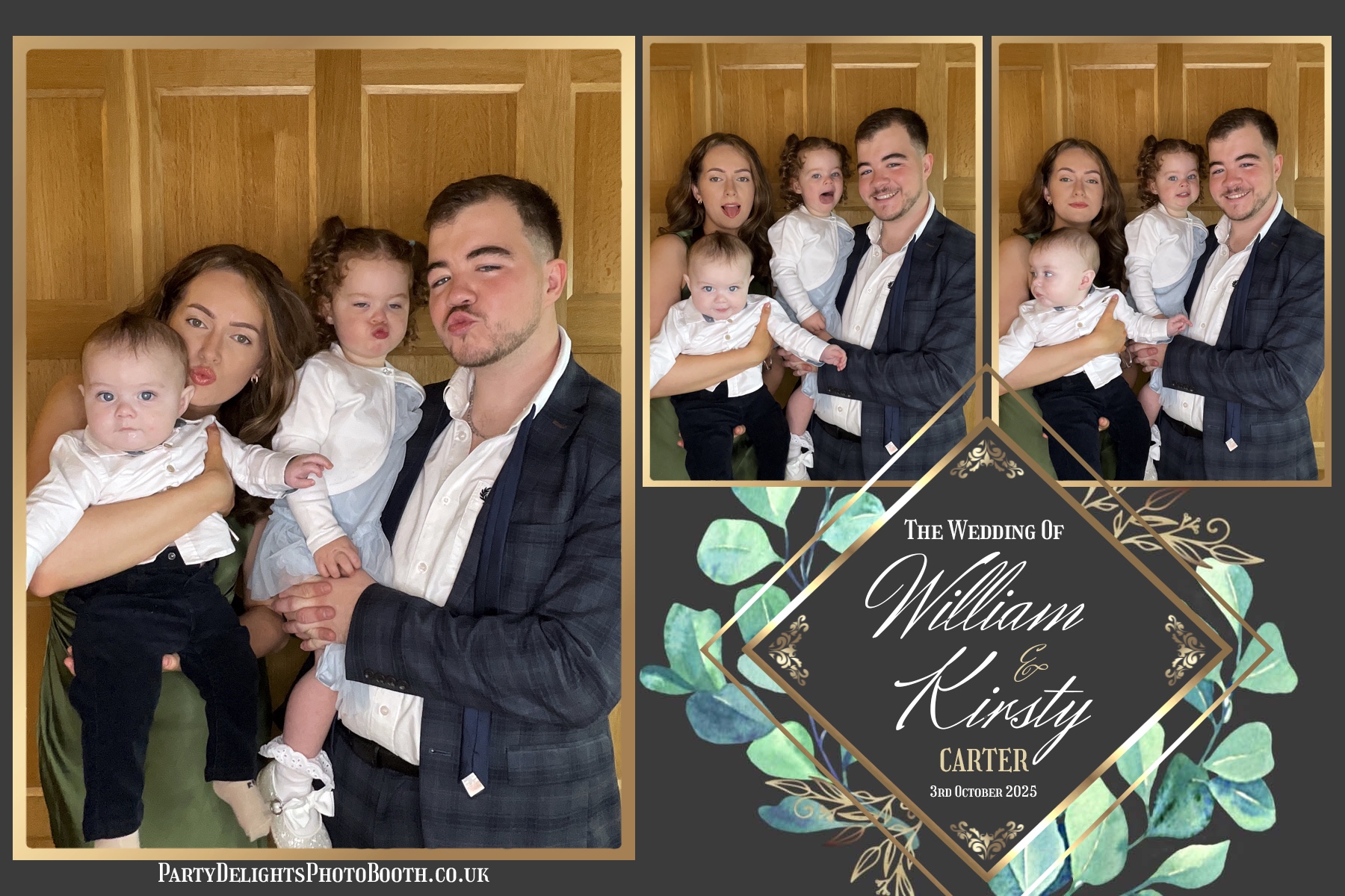 William and Kirsty Wedding | View more photos from the event at gallery.partydelightsphotobooth.co.uk/u/PartyDelightsPhotoBooth/William-and-Kirsty-Wedding