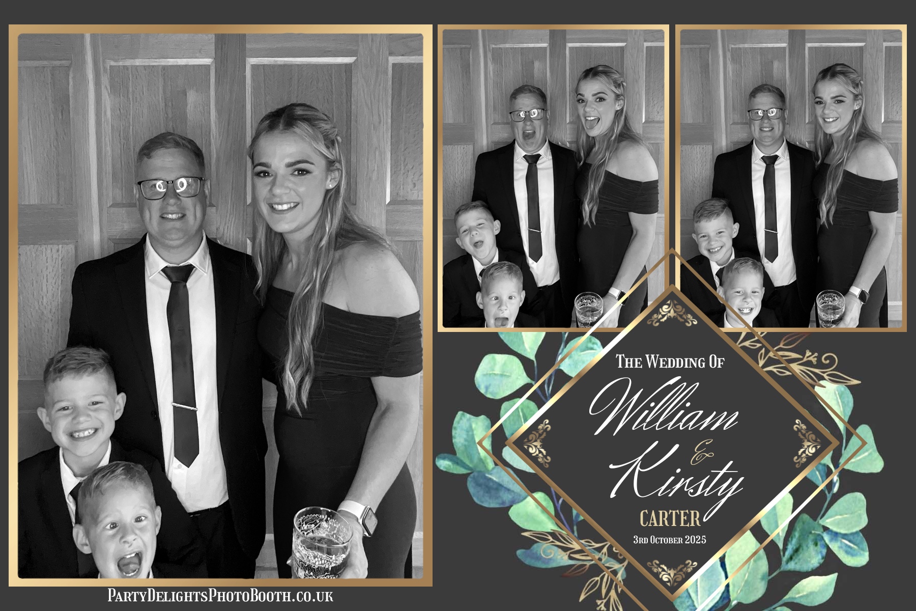 William and Kirsty Wedding | View more photos from the event at gallery.partydelightsphotobooth.co.uk/u/PartyDelightsPhotoBooth/William-and-Kirsty-Wedding
