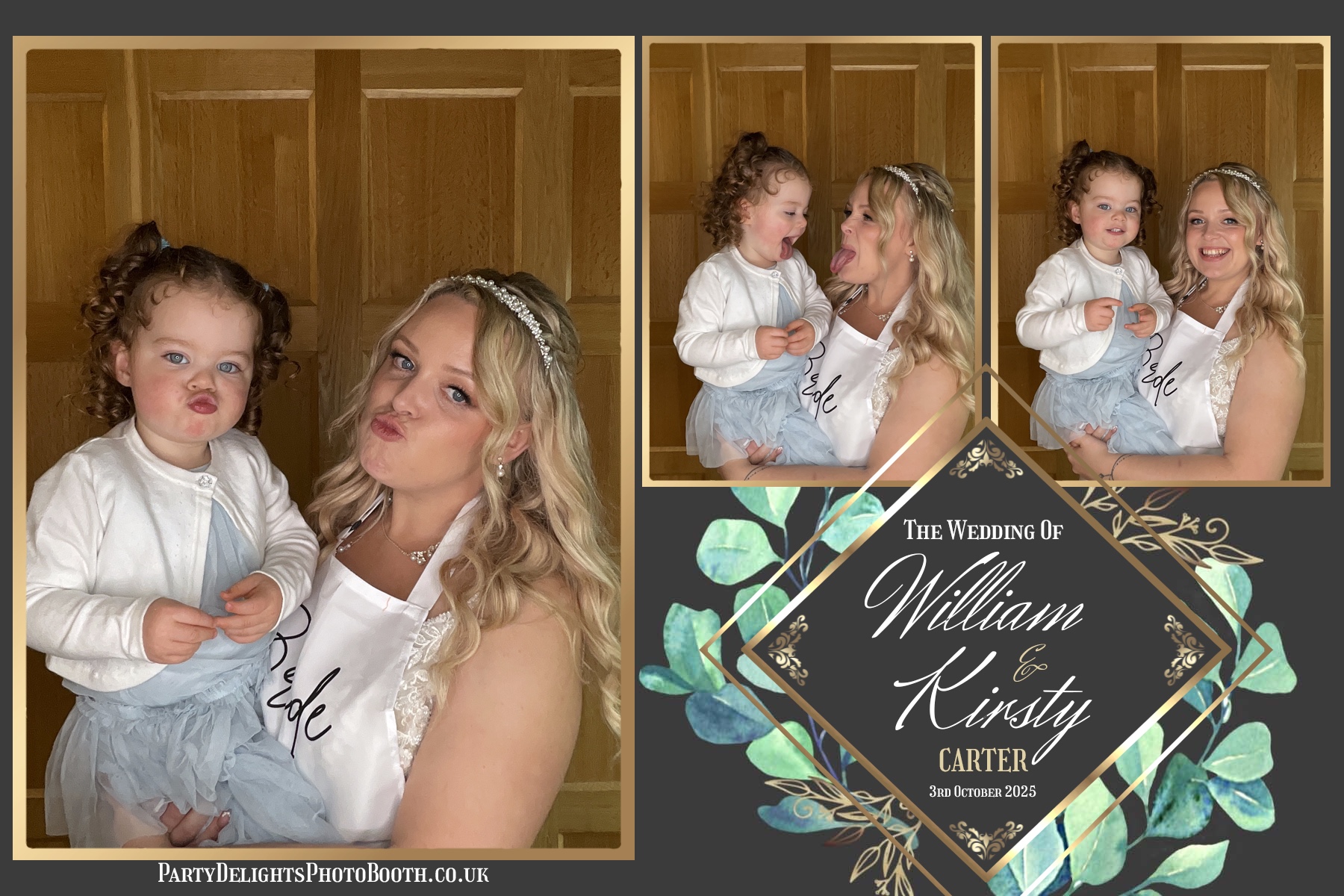 William and Kirsty Wedding | View more photos from the event at gallery.partydelightsphotobooth.co.uk/u/PartyDelightsPhotoBooth/William-and-Kirsty-Wedding