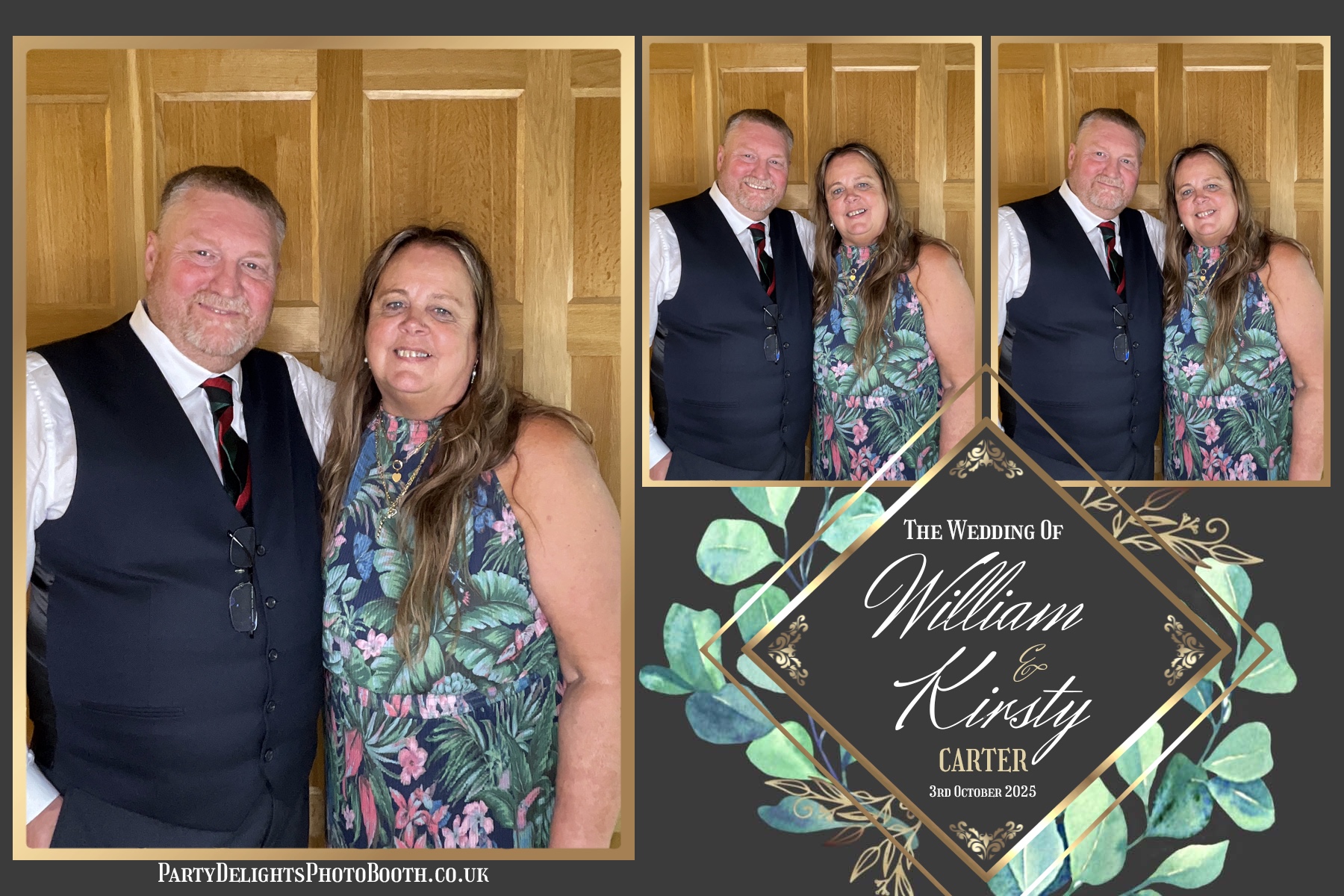 William and Kirsty Wedding | View more photos from the event at gallery.partydelightsphotobooth.co.uk/u/PartyDelightsPhotoBooth/William-and-Kirsty-Wedding