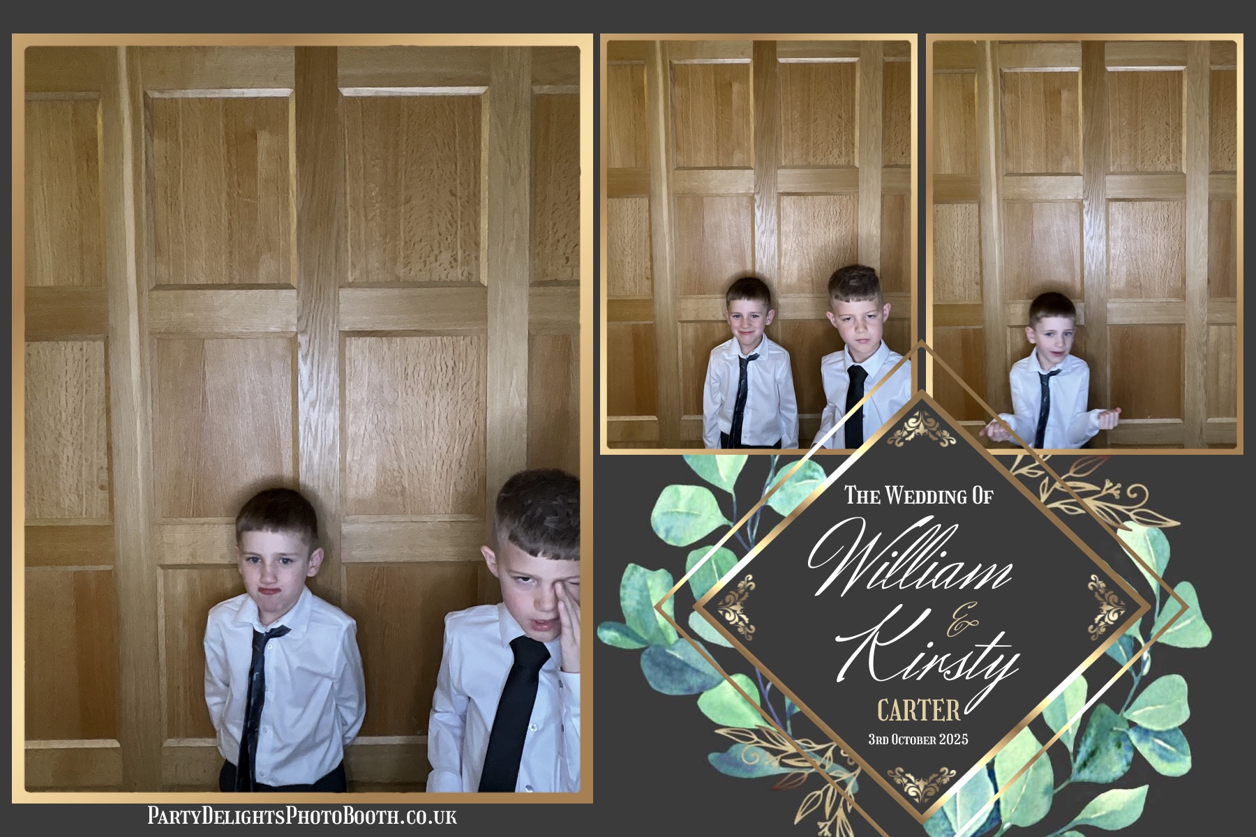 William and Kirsty Wedding | View more photos from the event at gallery.partydelightsphotobooth.co.uk/u/PartyDelightsPhotoBooth/William-and-Kirsty-Wedding