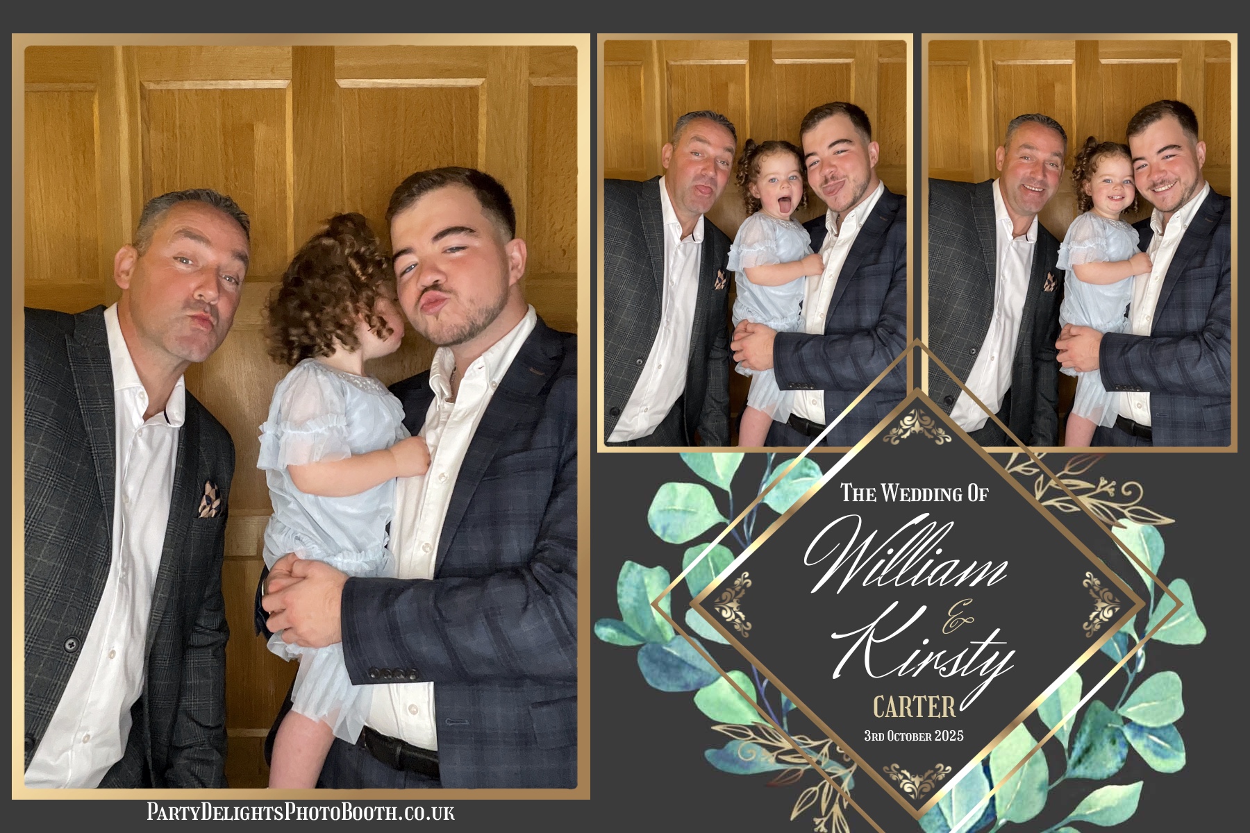 William and Kirsty Wedding | View more photos from the event at gallery.partydelightsphotobooth.co.uk/u/PartyDelightsPhotoBooth/William-and-Kirsty-Wedding