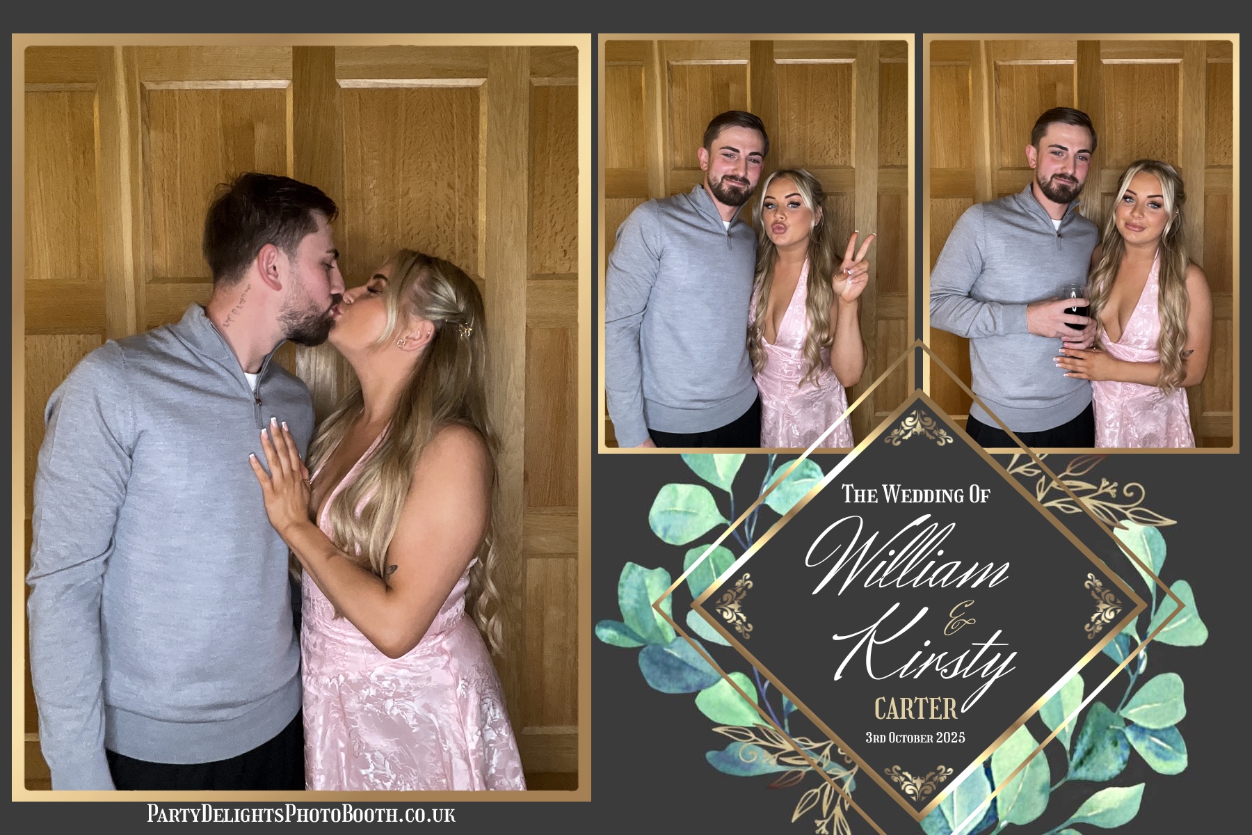 William and Kirsty Wedding | View more photos from the event at gallery.partydelightsphotobooth.co.uk/u/PartyDelightsPhotoBooth/William-and-Kirsty-Wedding