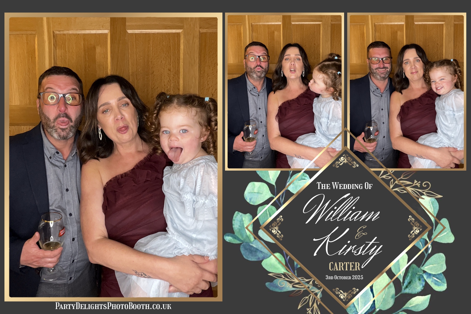 William and Kirsty Wedding | View more photos from the event at gallery.partydelightsphotobooth.co.uk/u/PartyDelightsPhotoBooth/William-and-Kirsty-Wedding