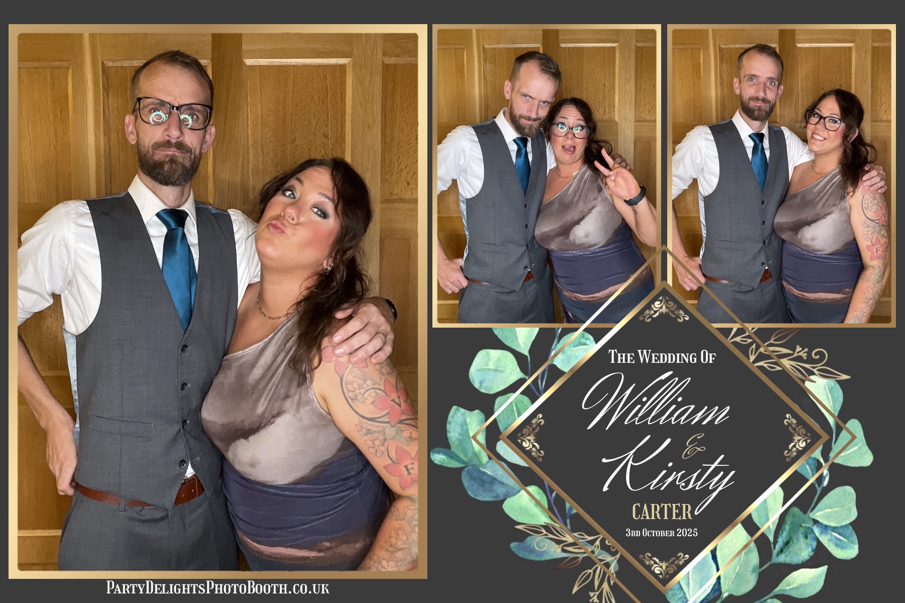 William and Kirsty Wedding | View more photos from the event at gallery.partydelightsphotobooth.co.uk/u/PartyDelightsPhotoBooth/William-and-Kirsty-Wedding