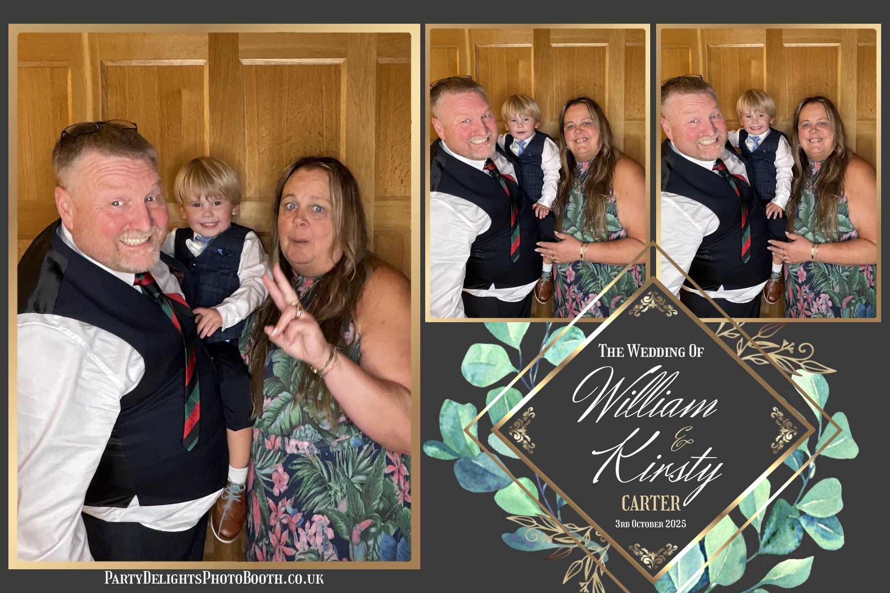 William and Kirsty Wedding | View more photos from the event at gallery.partydelightsphotobooth.co.uk/u/PartyDelightsPhotoBooth/William-and-Kirsty-Wedding