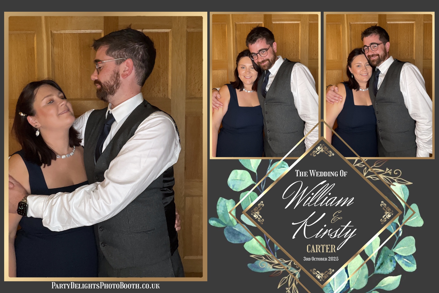 William and Kirsty Wedding | View more photos from the event at gallery.partydelightsphotobooth.co.uk/u/PartyDelightsPhotoBooth/William-and-Kirsty-Wedding