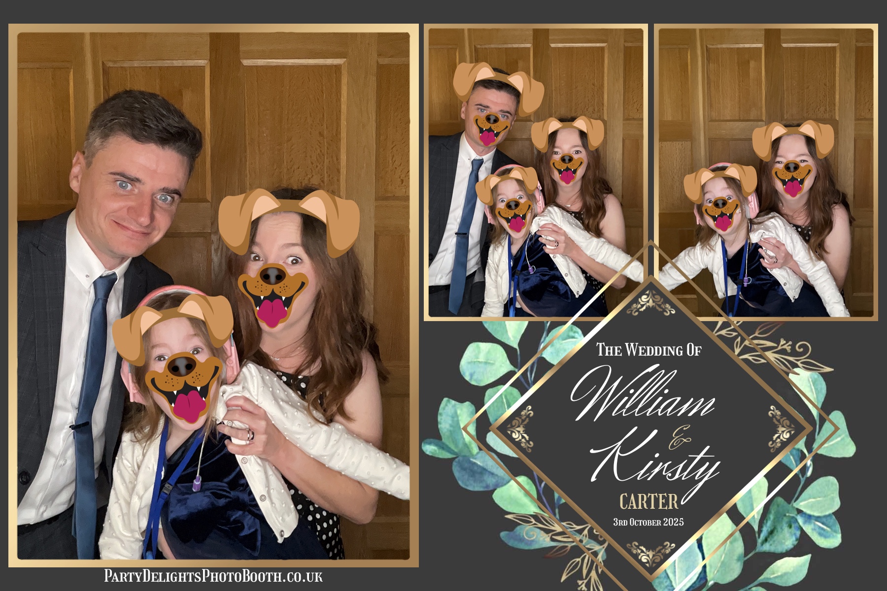 William and Kirsty Wedding | View more photos from the event at gallery.partydelightsphotobooth.co.uk/u/PartyDelightsPhotoBooth/William-and-Kirsty-Wedding