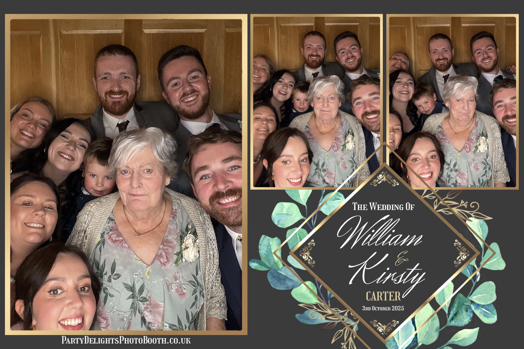 William and Kirsty Wedding | View more photos from the event at gallery.partydelightsphotobooth.co.uk/u/PartyDelightsPhotoBooth/William-and-Kirsty-Wedding