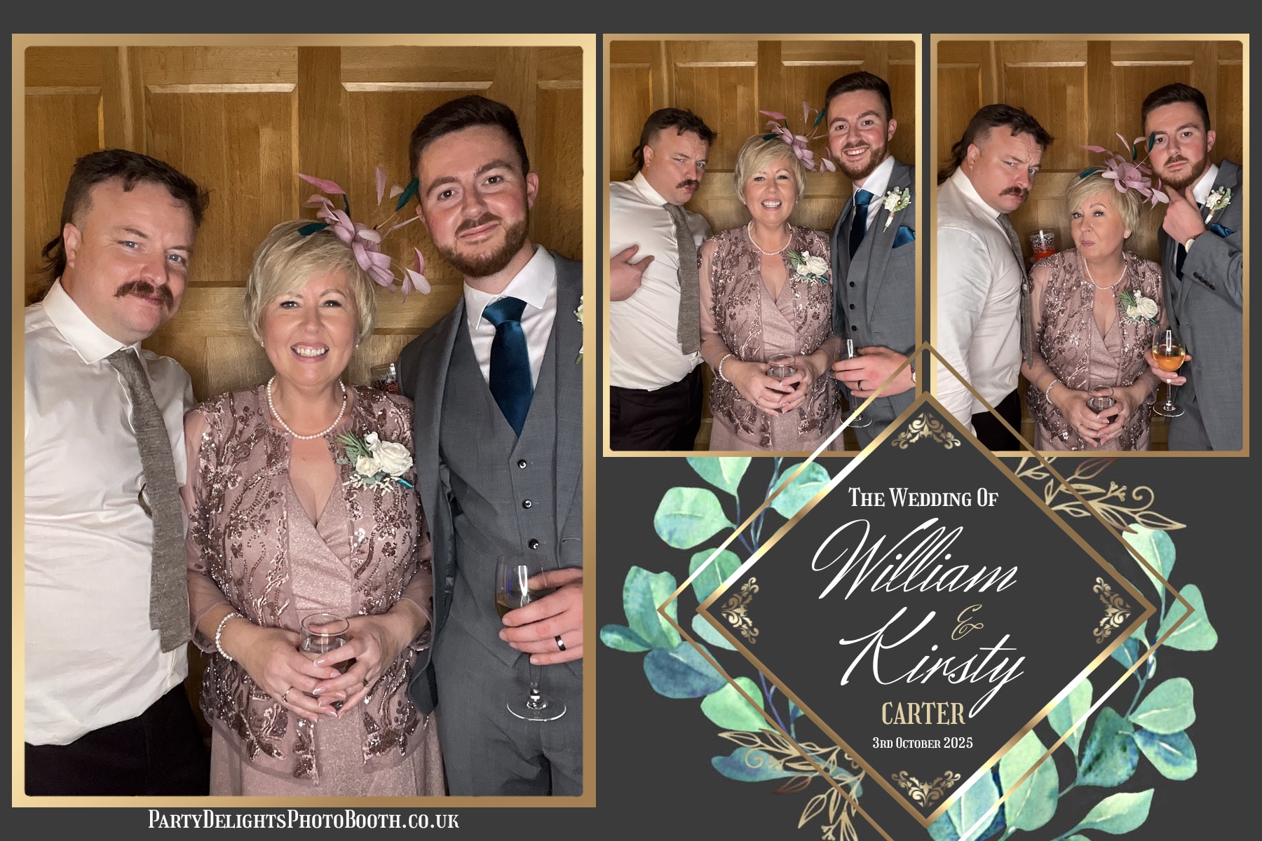 William and Kirsty Wedding | View more photos from the event at gallery.partydelightsphotobooth.co.uk/u/PartyDelightsPhotoBooth/William-and-Kirsty-Wedding