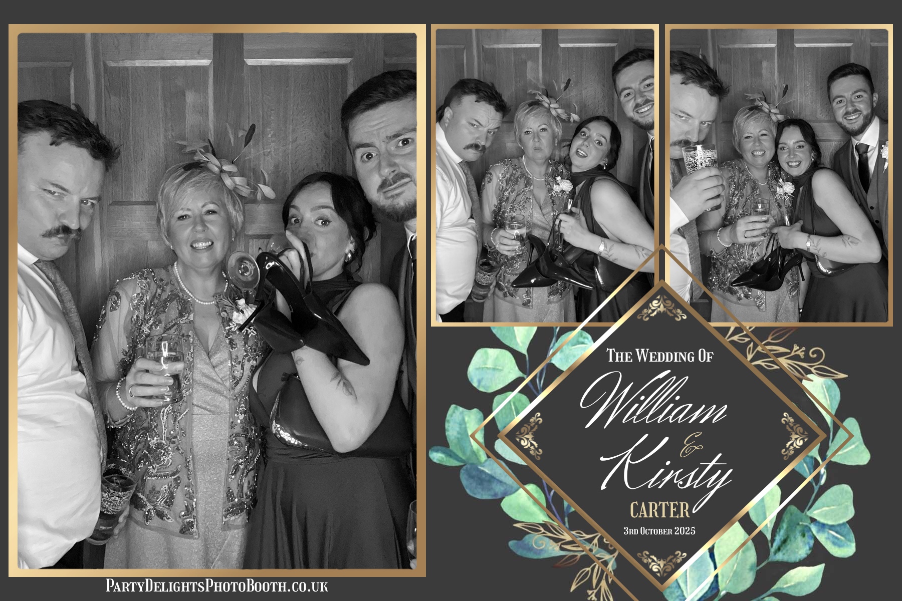 William and Kirsty Wedding | View more photos from the event at gallery.partydelightsphotobooth.co.uk/u/PartyDelightsPhotoBooth/William-and-Kirsty-Wedding