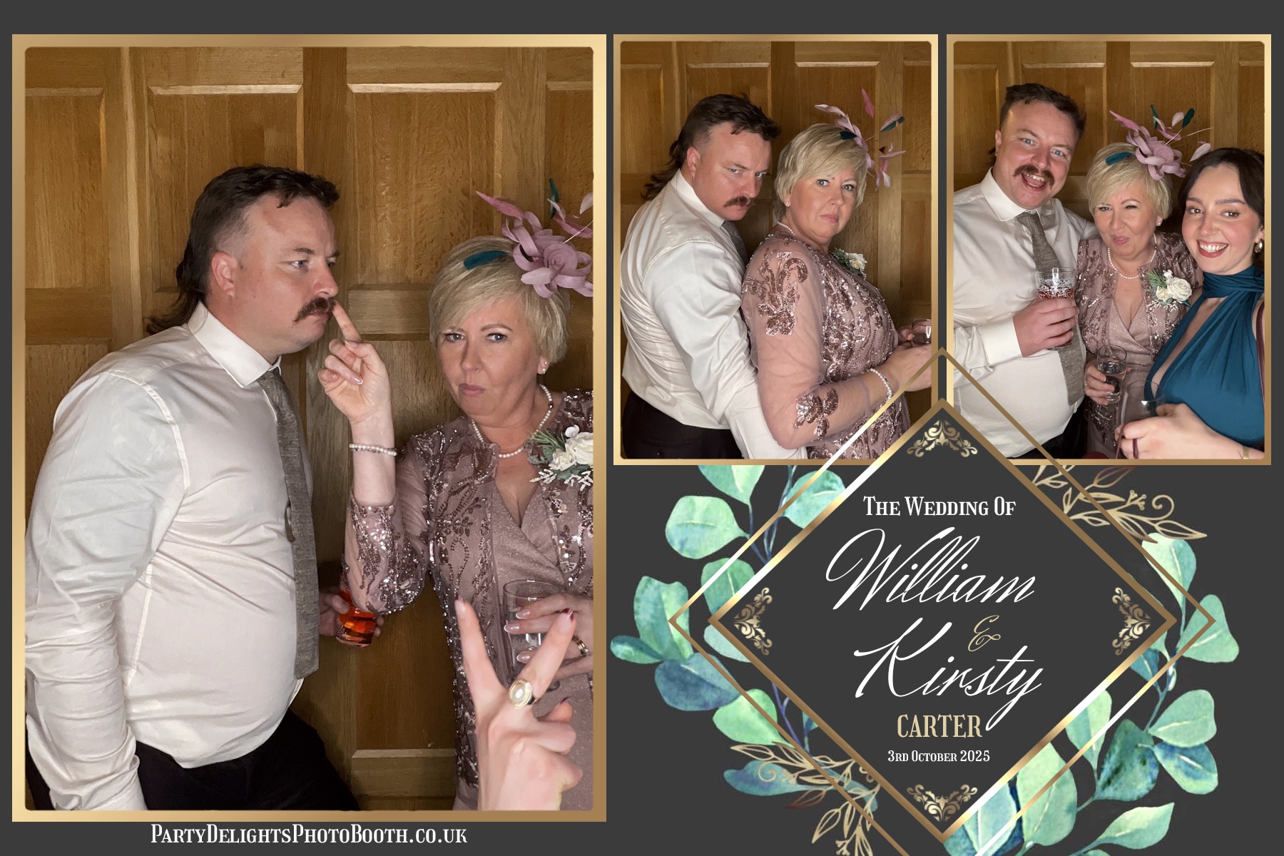 William and Kirsty Wedding | View more photos from the event at gallery.partydelightsphotobooth.co.uk/u/PartyDelightsPhotoBooth/William-and-Kirsty-Wedding