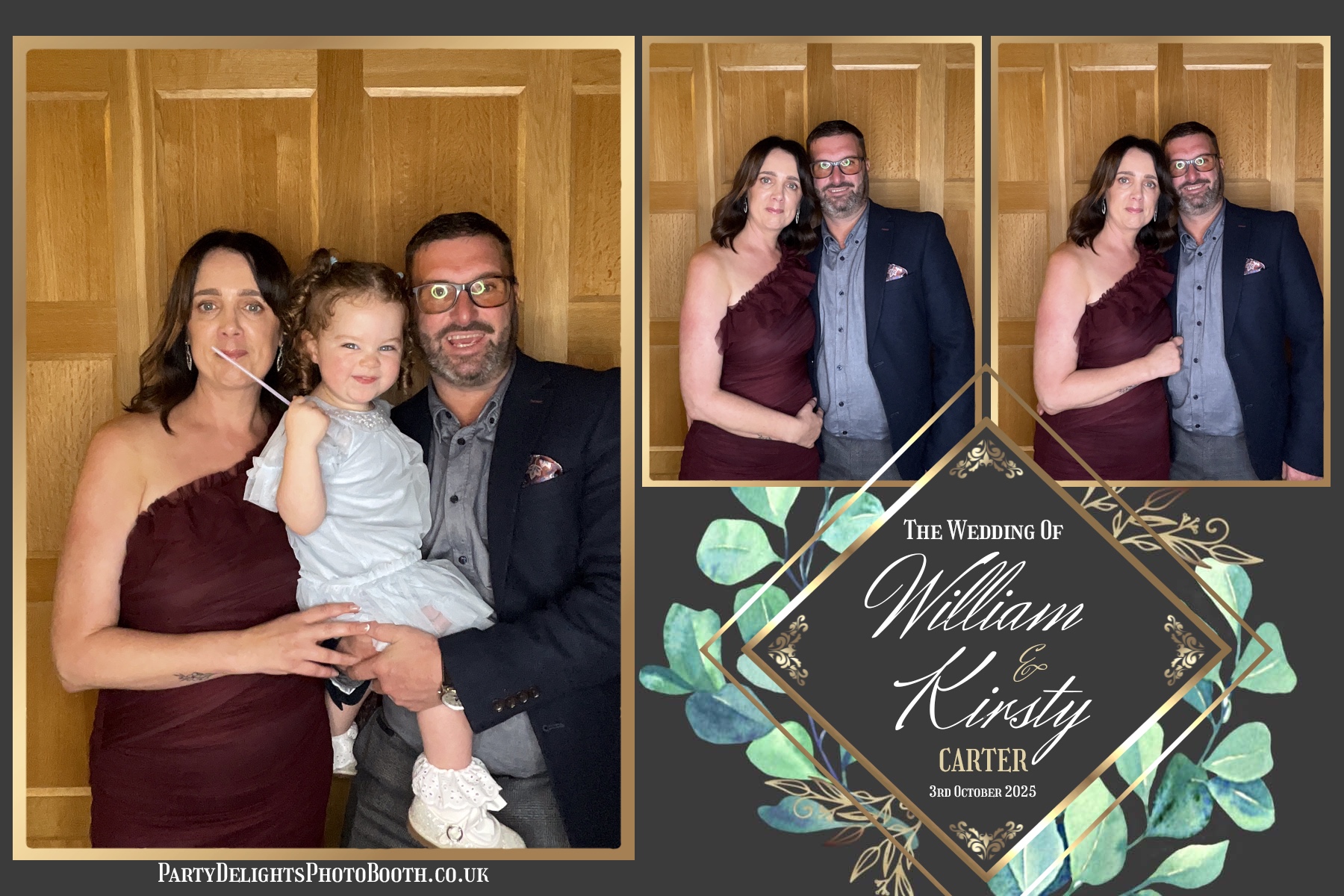 William and Kirsty Wedding | View more photos from the event at gallery.partydelightsphotobooth.co.uk/u/PartyDelightsPhotoBooth/William-and-Kirsty-Wedding