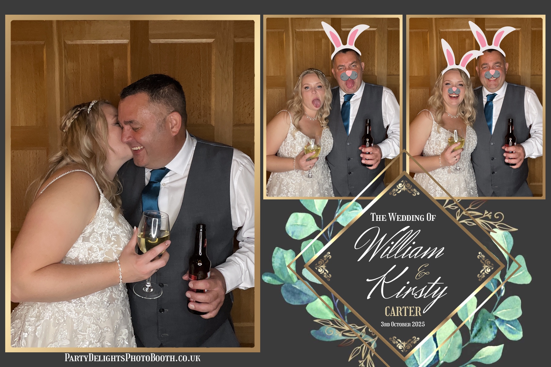 William and Kirsty Wedding | View more photos from the event at gallery.partydelightsphotobooth.co.uk/u/PartyDelightsPhotoBooth/William-and-Kirsty-Wedding