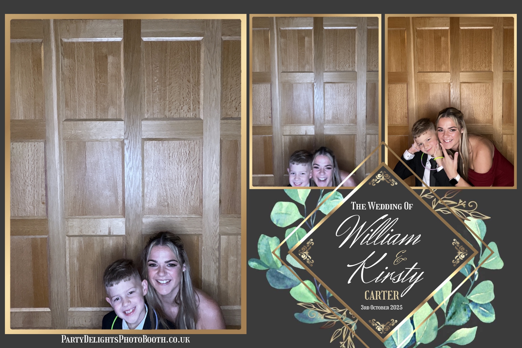 William and Kirsty Wedding | View more photos from the event at gallery.partydelightsphotobooth.co.uk/u/PartyDelightsPhotoBooth/William-and-Kirsty-Wedding