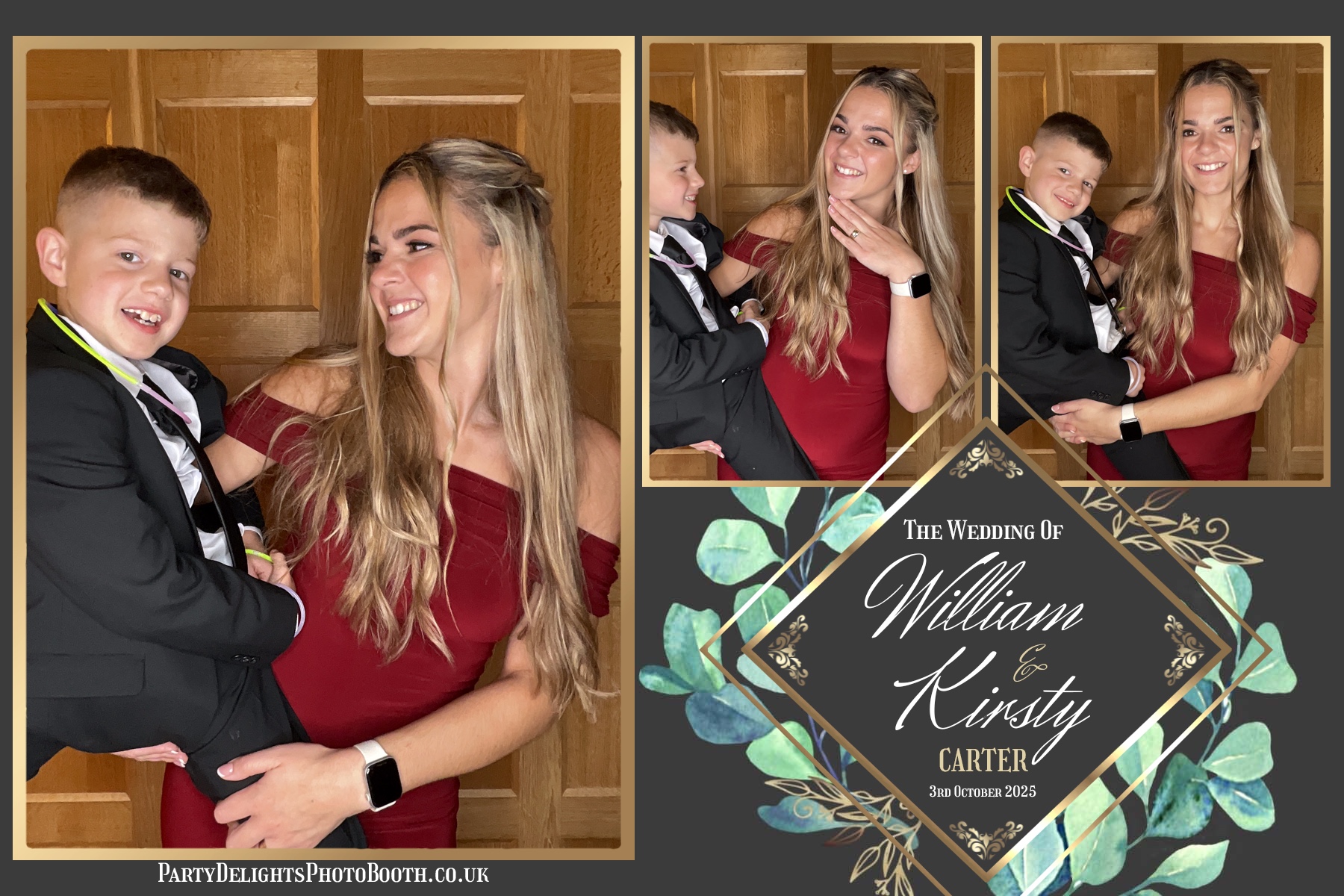 William and Kirsty Wedding | View more photos from the event at gallery.partydelightsphotobooth.co.uk/u/PartyDelightsPhotoBooth/William-and-Kirsty-Wedding