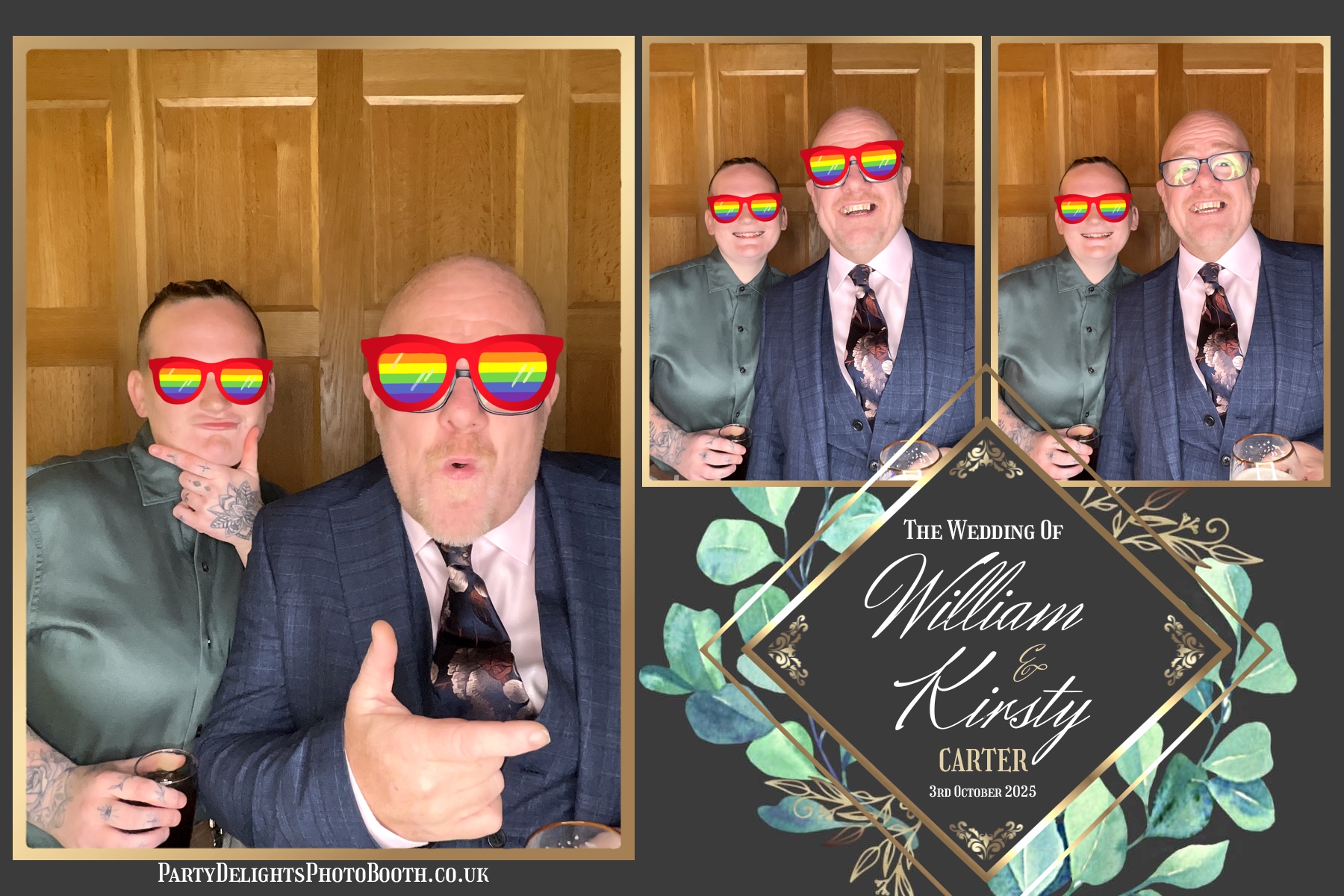 William and Kirsty Wedding | View more photos from the event at gallery.partydelightsphotobooth.co.uk/u/PartyDelightsPhotoBooth/William-and-Kirsty-Wedding