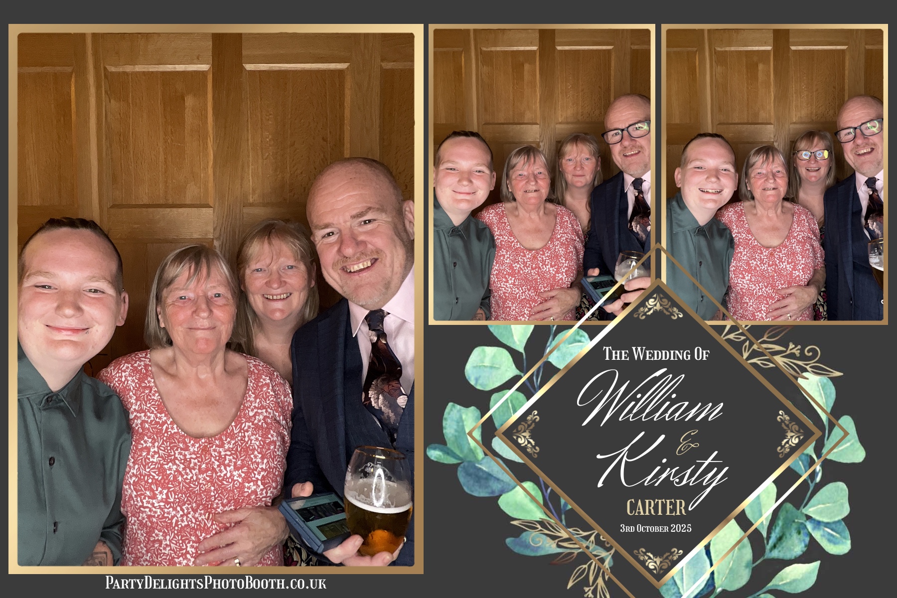 William and Kirsty Wedding | View more photos from the event at gallery.partydelightsphotobooth.co.uk/u/PartyDelightsPhotoBooth/William-and-Kirsty-Wedding