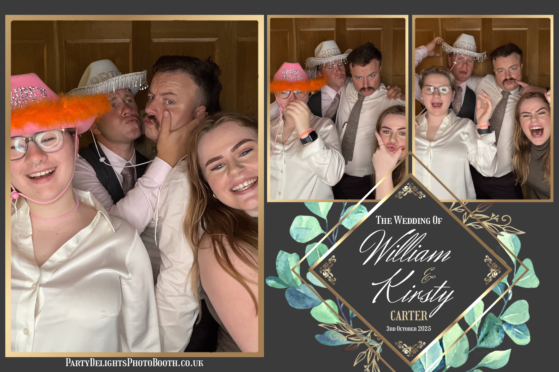 William and Kirsty Wedding | View more photos from the event at gallery.partydelightsphotobooth.co.uk/u/PartyDelightsPhotoBooth/William-and-Kirsty-Wedding