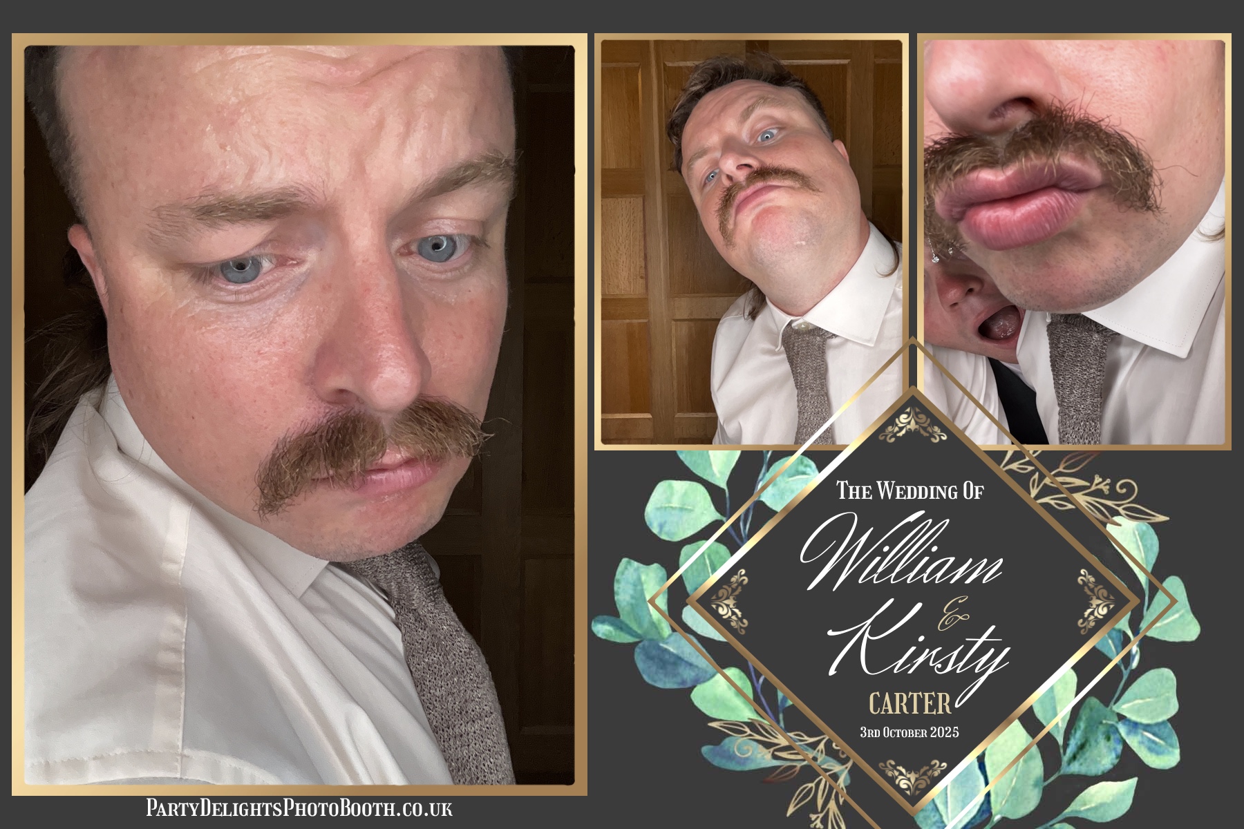 William and Kirsty Wedding | View more photos from the event at gallery.partydelightsphotobooth.co.uk/u/PartyDelightsPhotoBooth/William-and-Kirsty-Wedding