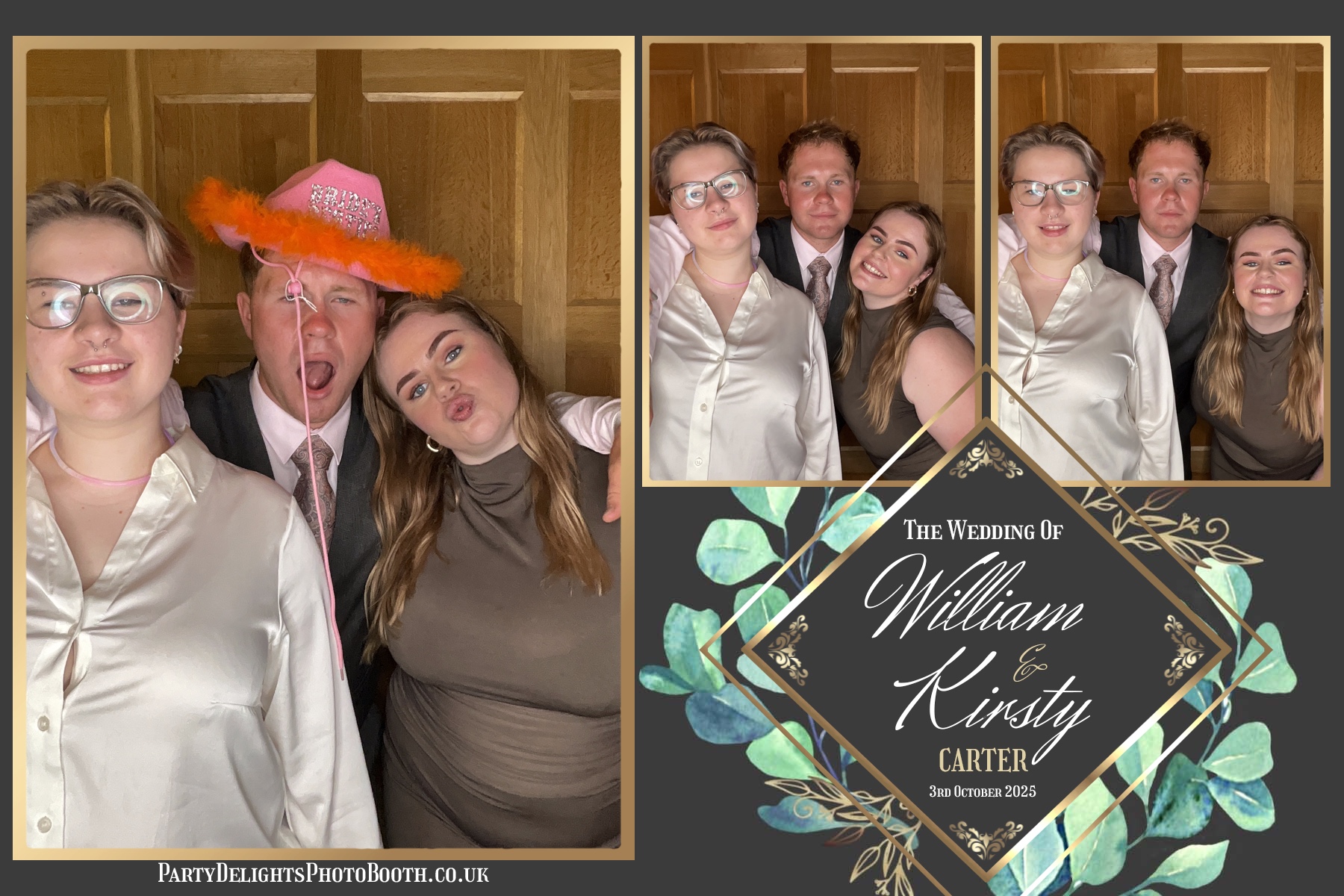William and Kirsty Wedding | View more photos from the event at gallery.partydelightsphotobooth.co.uk/u/PartyDelightsPhotoBooth/William-and-Kirsty-Wedding