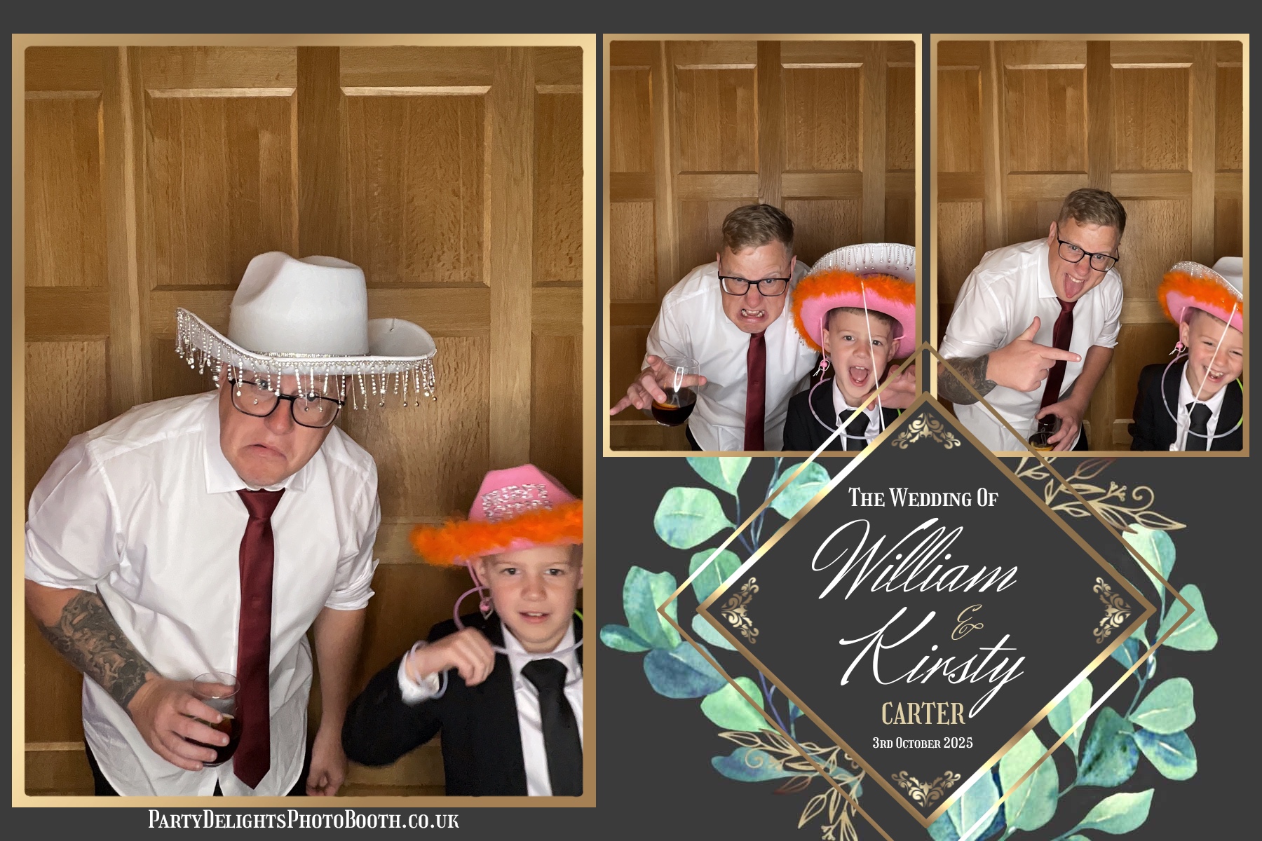 William and Kirsty Wedding | View more photos from the event at gallery.partydelightsphotobooth.co.uk/u/PartyDelightsPhotoBooth/William-and-Kirsty-Wedding