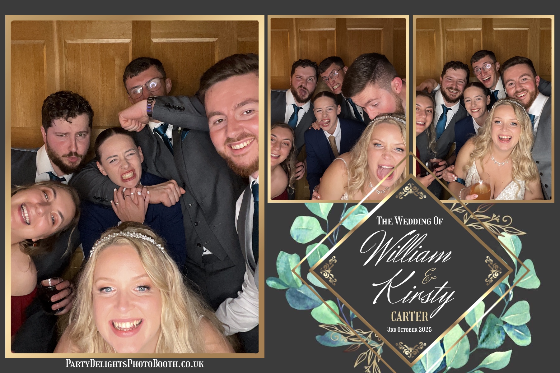 William and Kirsty Wedding | View more photos from the event at gallery.partydelightsphotobooth.co.uk/u/PartyDelightsPhotoBooth/William-and-Kirsty-Wedding