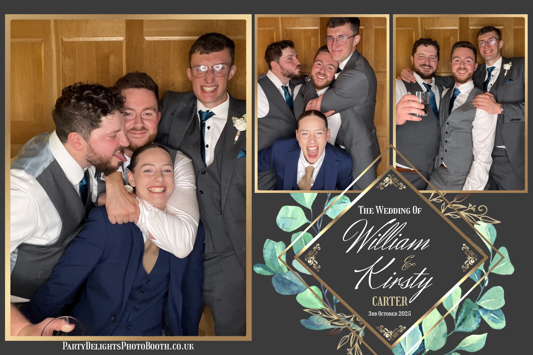 William and Kirsty Wedding | View more photos from the event at gallery.partydelightsphotobooth.co.uk/u/PartyDelightsPhotoBooth/William-and-Kirsty-Wedding