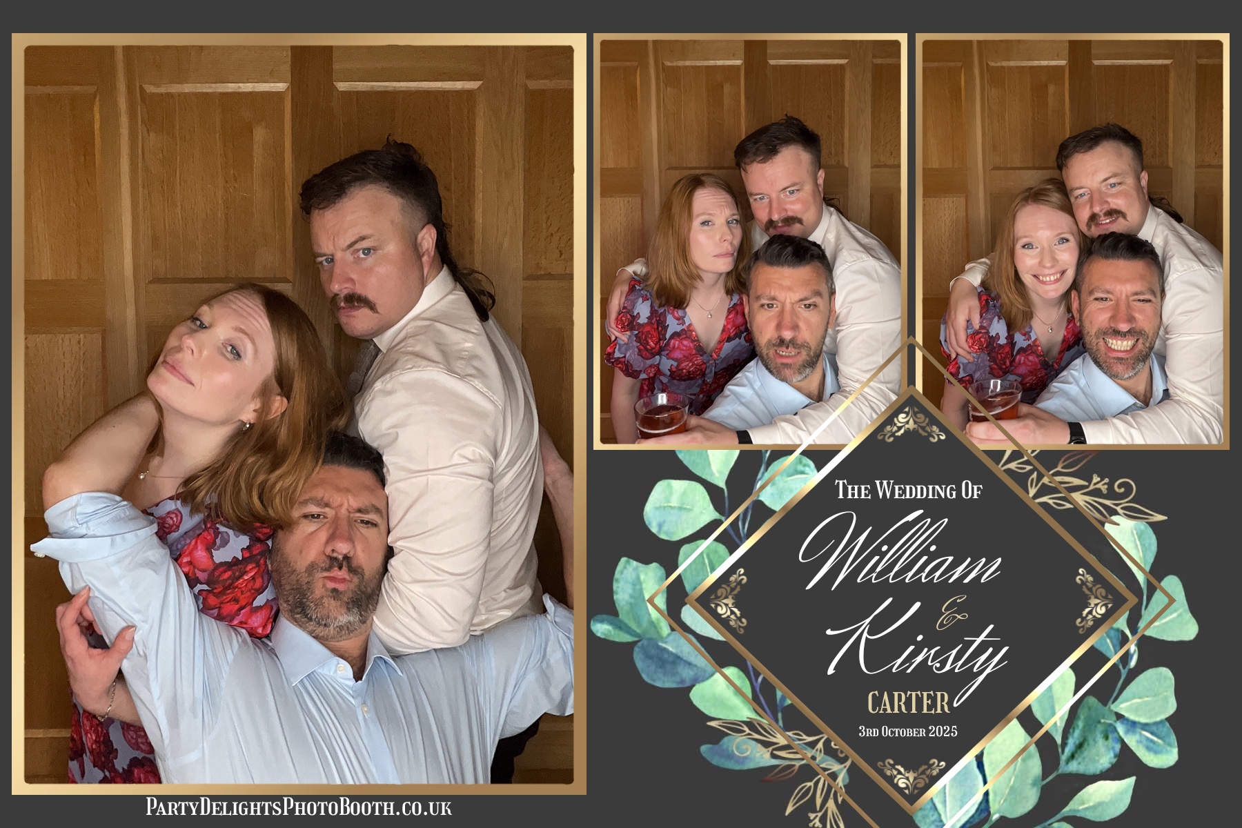 William and Kirsty Wedding | View more photos from the event at gallery.partydelightsphotobooth.co.uk/u/PartyDelightsPhotoBooth/William-and-Kirsty-Wedding