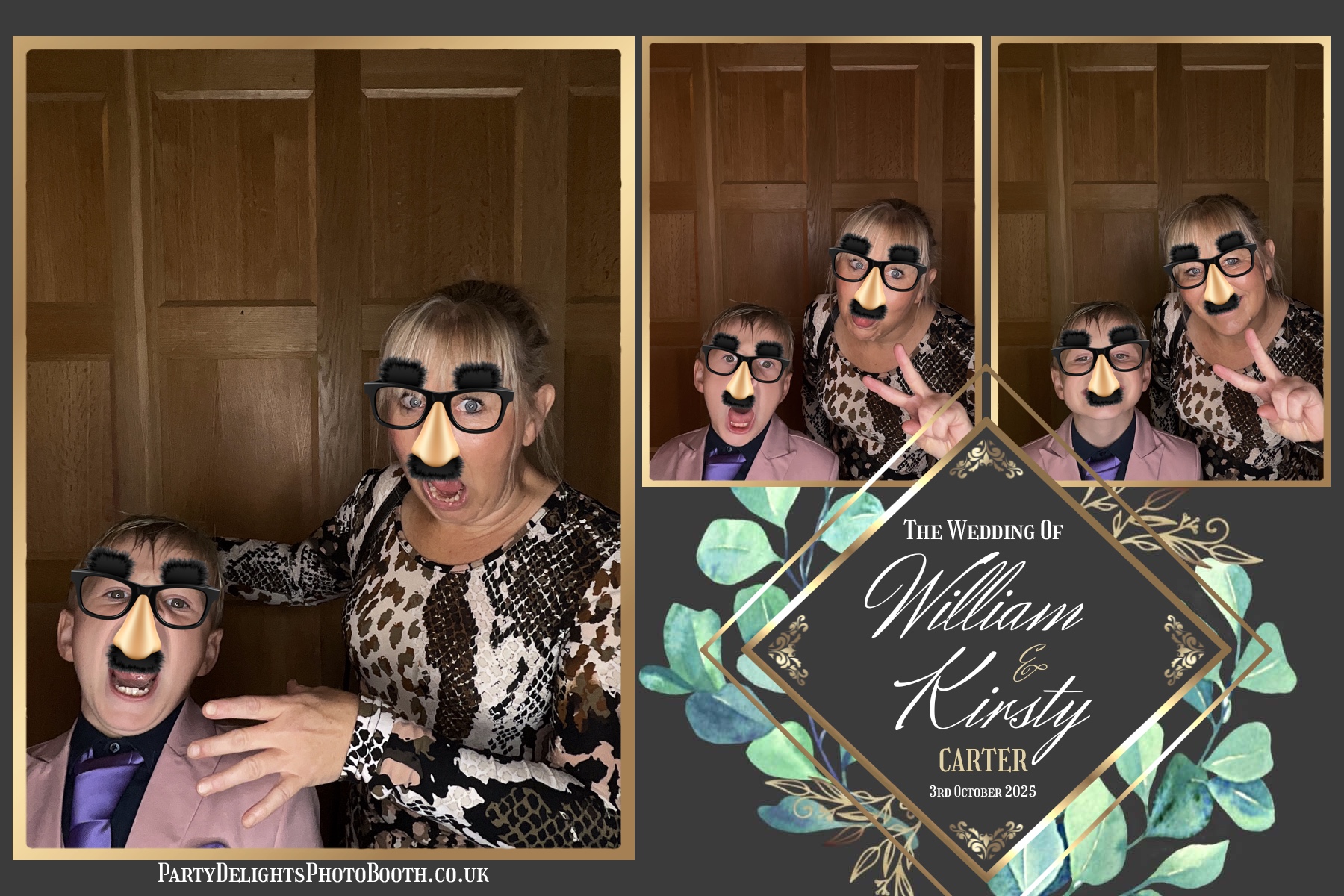 William and Kirsty Wedding | View more photos from the event at gallery.partydelightsphotobooth.co.uk/u/PartyDelightsPhotoBooth/William-and-Kirsty-Wedding